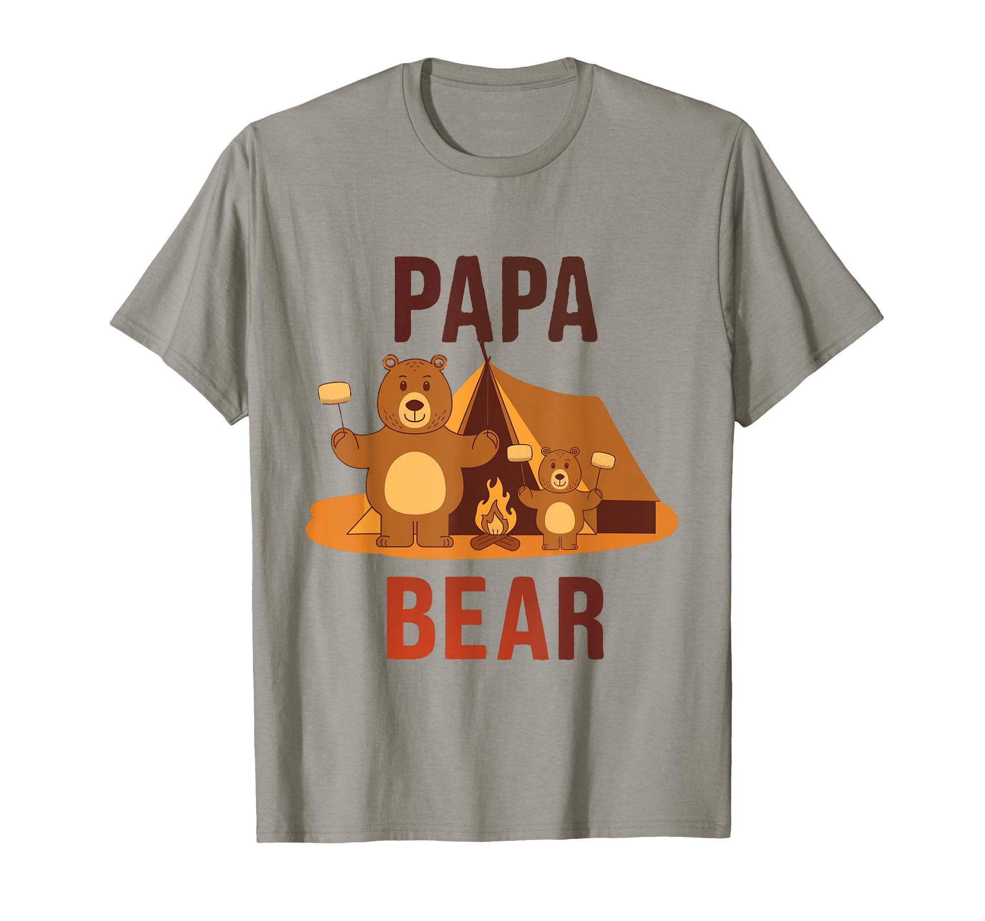 Papa Bear Camping Cub Fathers Day Dads T-Shirt - Streetwear Style Unisex - T-Shirt, Sweatshirt, Hoodie