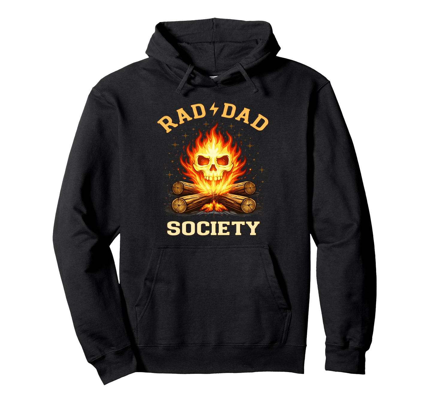 Camping Father Rad Dad Society Nature Hoodie - Custom Art Print for Adults - T-Shirt, Sweatshirt, Hoodie