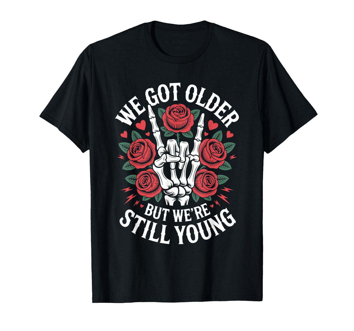 We Got Older But Were Still Young Emo Mom T-Shirt - Graphic Print Unisex - T-Shirt, Sweatshirt, Hoodie