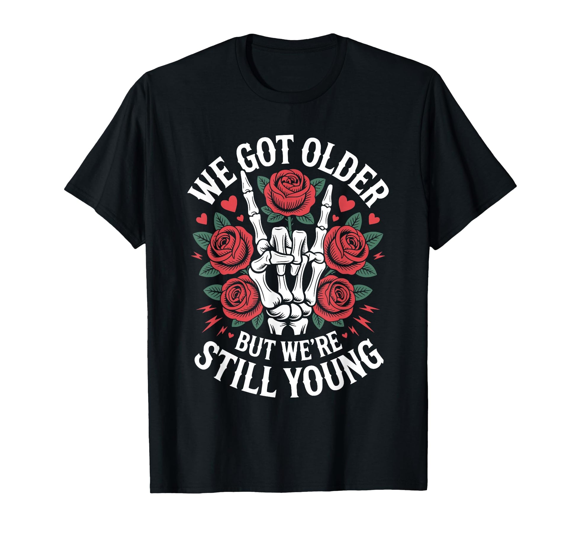 We Got Older But Were Still Young Emo Mom T-Shirt - Graphic Print Unisex - T-Shirt, Sweatshirt, Hoodie