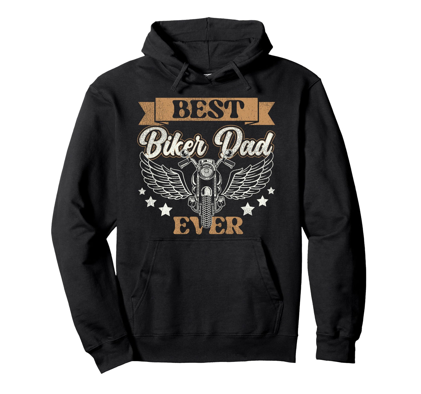 Motorcycle Biker Dad Best Biker Dad Ever Hoodie - Unique Graphic Unisex - T-Shirt, Sweatshirt, Hoodie