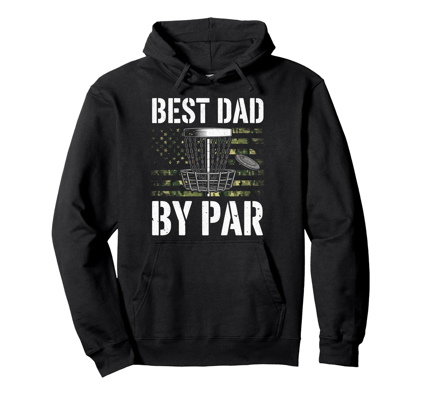 Us Camouflage Flag Best Dad Par Disc Hoodie - Custom Art Print for Adults - T-Shirt, Sweatshirt, Hoodie