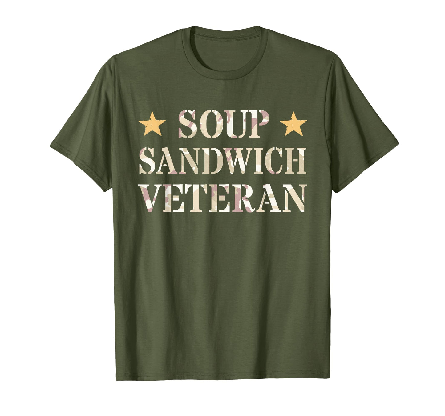 Funny Soup Sandwich Veteran Proud T-Shirt - Unique Graphic Men Women - T-Shirt, Sweatshirt, Hoodie