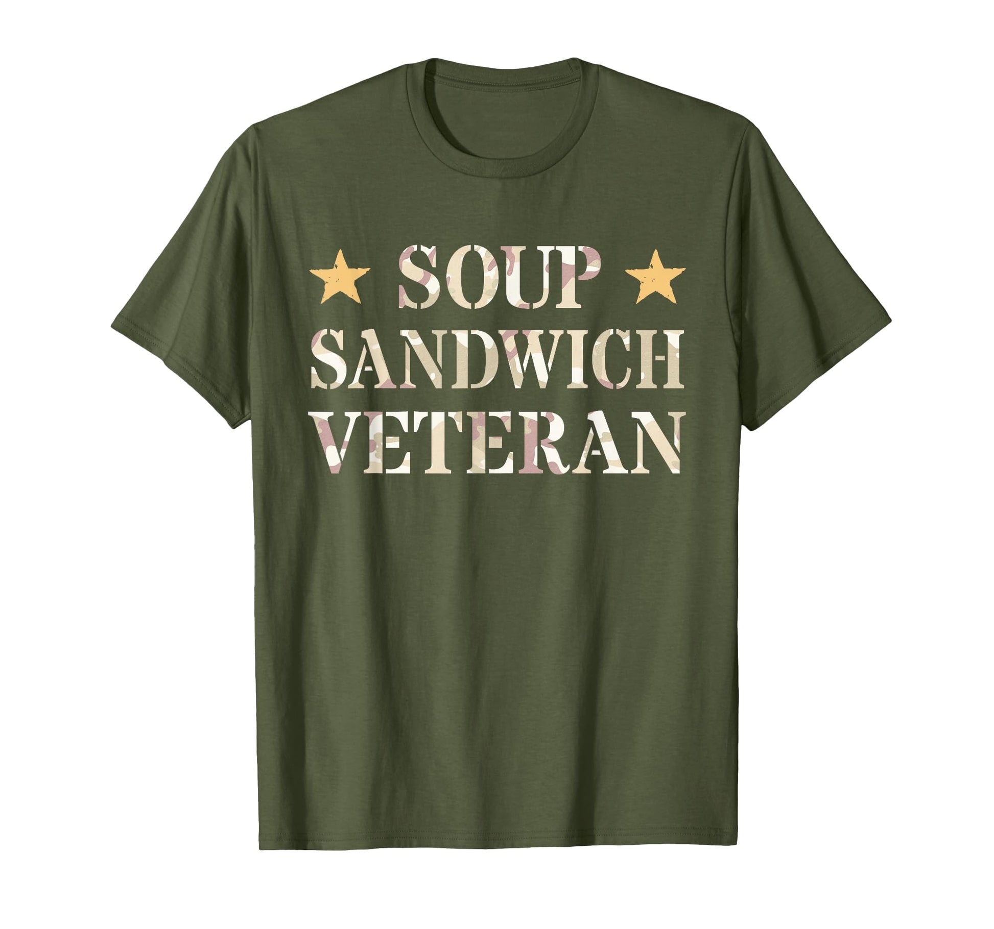 Funny Soup Sandwich Veteran Proud T-Shirt - Unique Graphic Men Women - T-Shirt, Sweatshirt, Hoodie