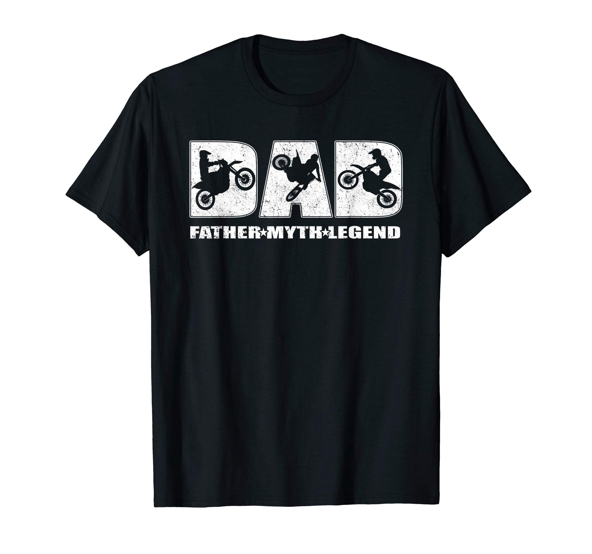 Dirt Bike Father Myth Legend Supercross T-Shirt - Unique Graphic Unisex - T-Shirt, Sweatshirt, Hoodie