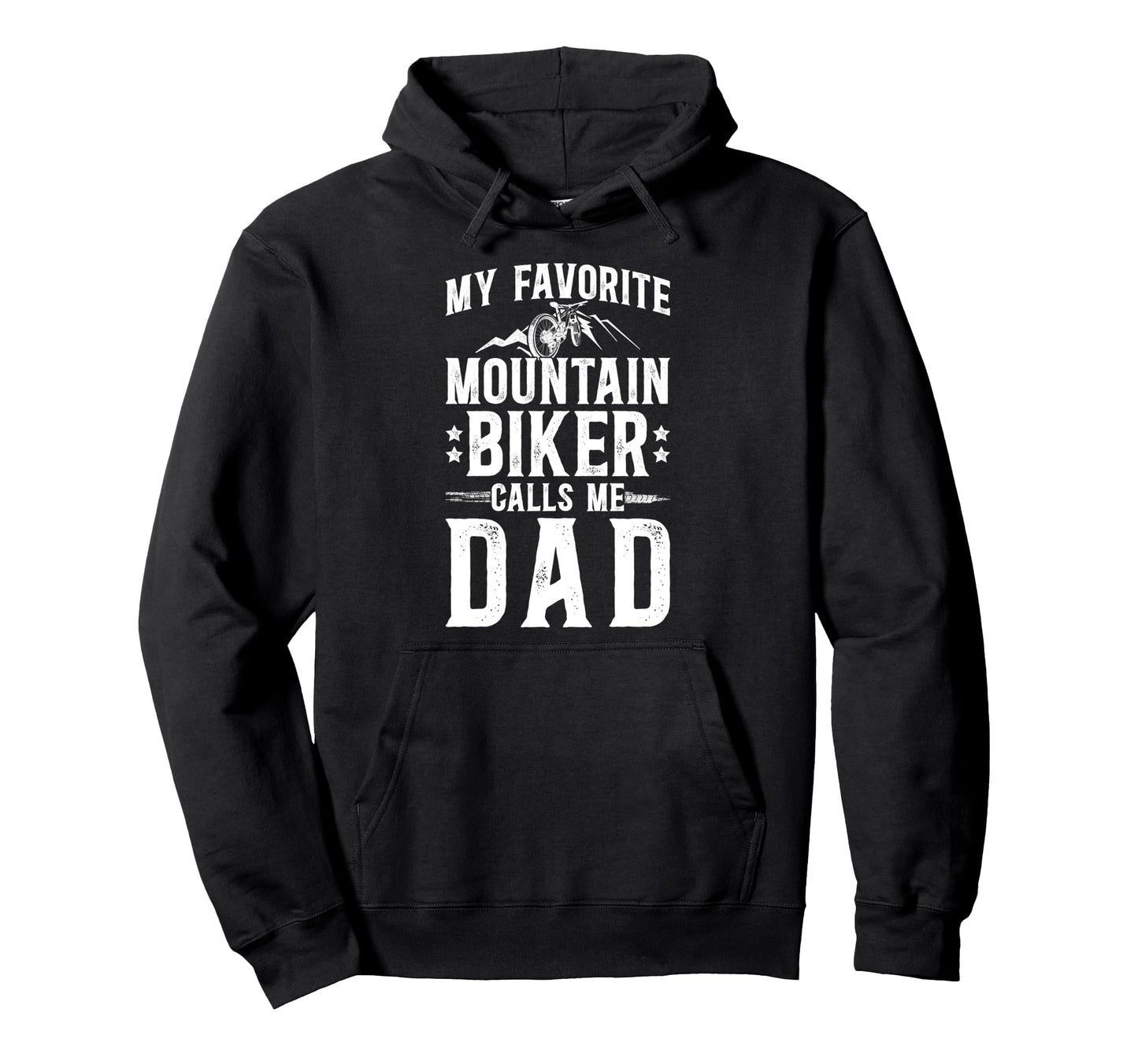 Proud Mountain Bike Dad Mountain Biker Hoodie - Minimalist Print Men Women - T-Shirt, Sweatshirt, Hoodie
