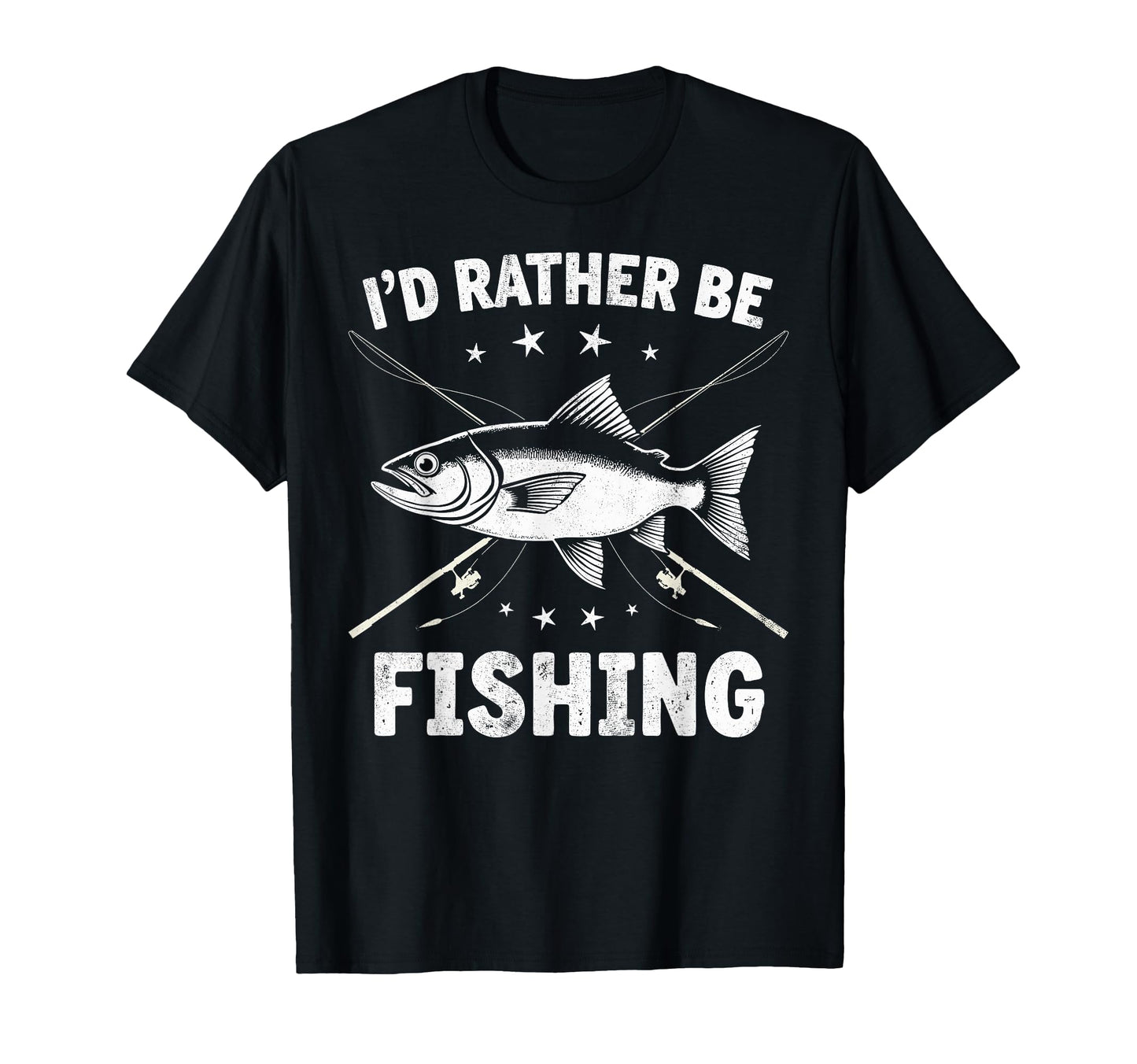 Id Rather Be Fishing Fish Fan Fisherman T-Shirt - Graphic Print for Adults - T-Shirt, Sweatshirt, Hoodie