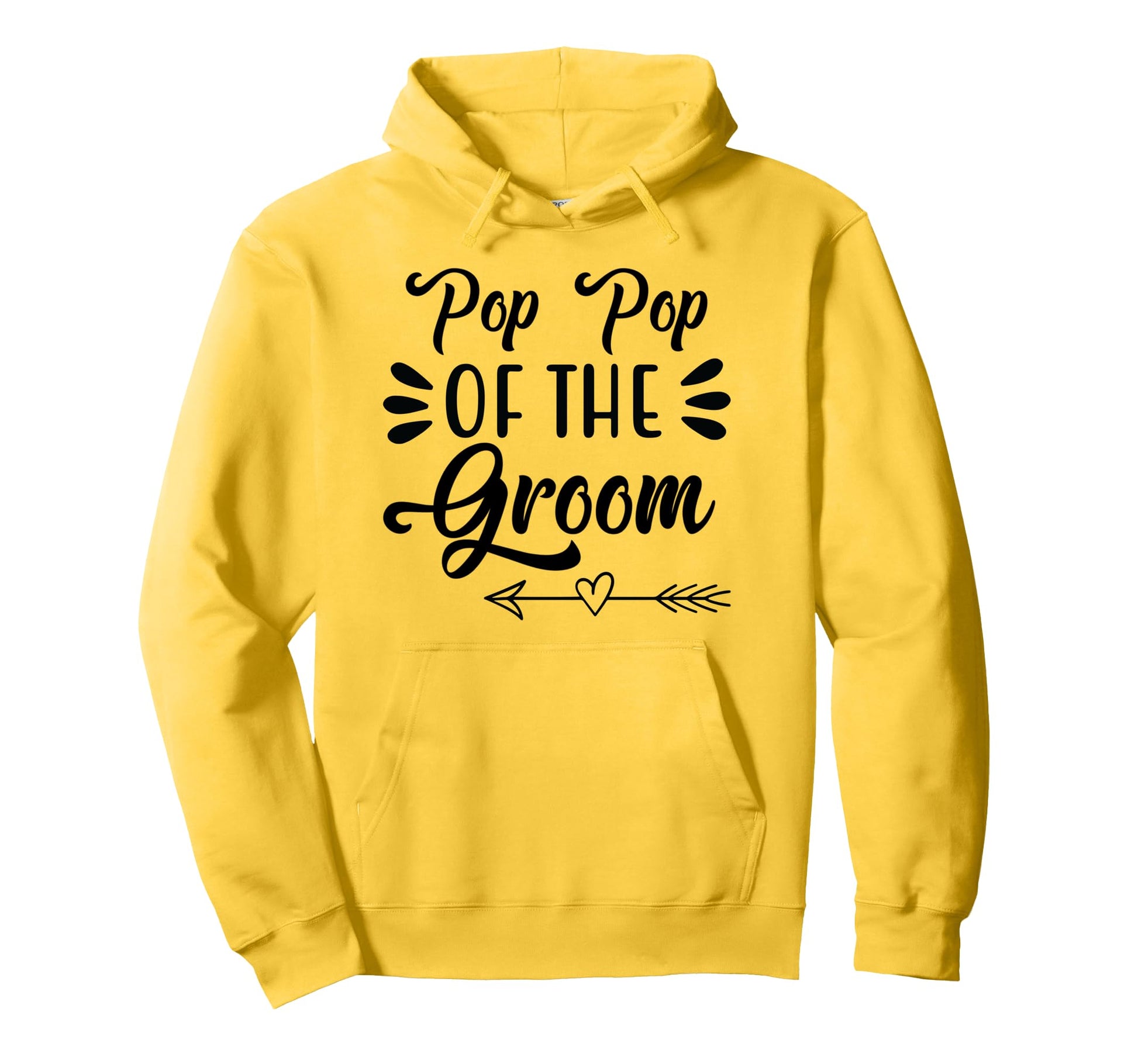 Pop Pop Groom Wedding Party Family Bridal Hoodie - Novelty Apparel Unisex - T-Shirt, Sweatshirt, Hoodie