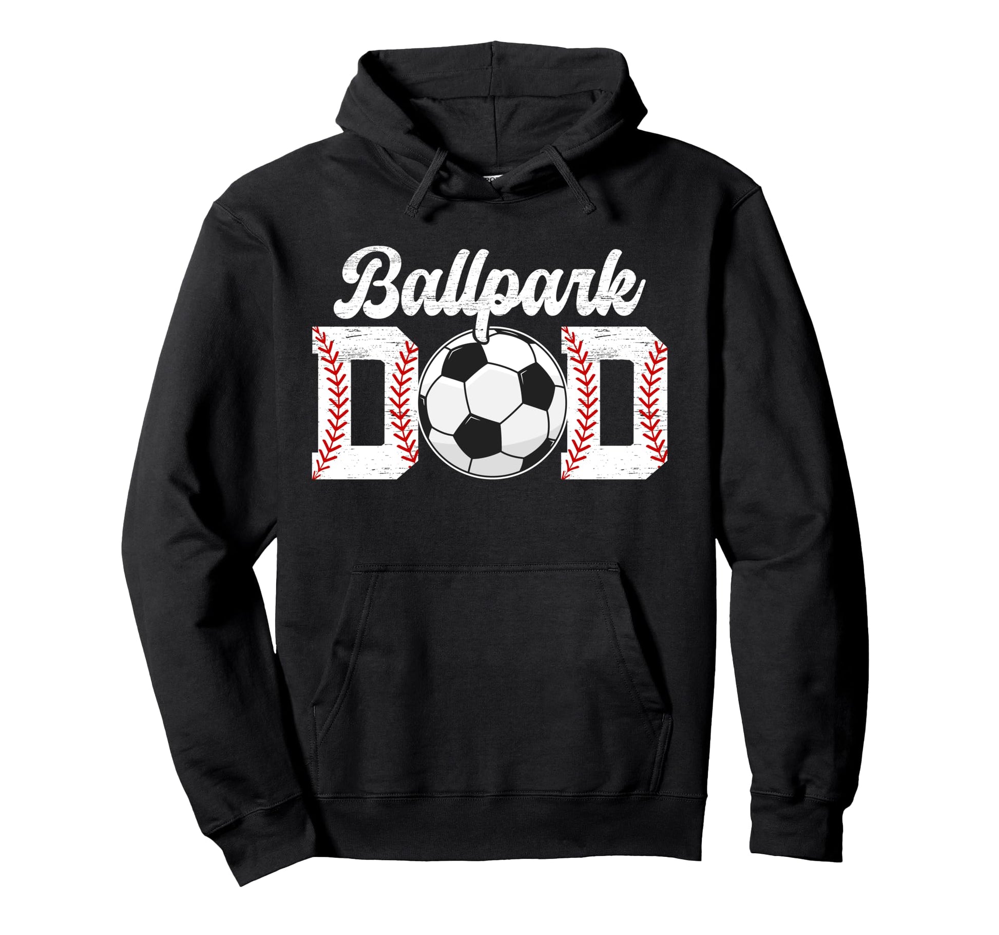 Ballpark Dad Baseball Soccer Dad Ballers Hoodie - Trendy Graphic Men Women - T-Shirt, Sweatshirt, Hoodie