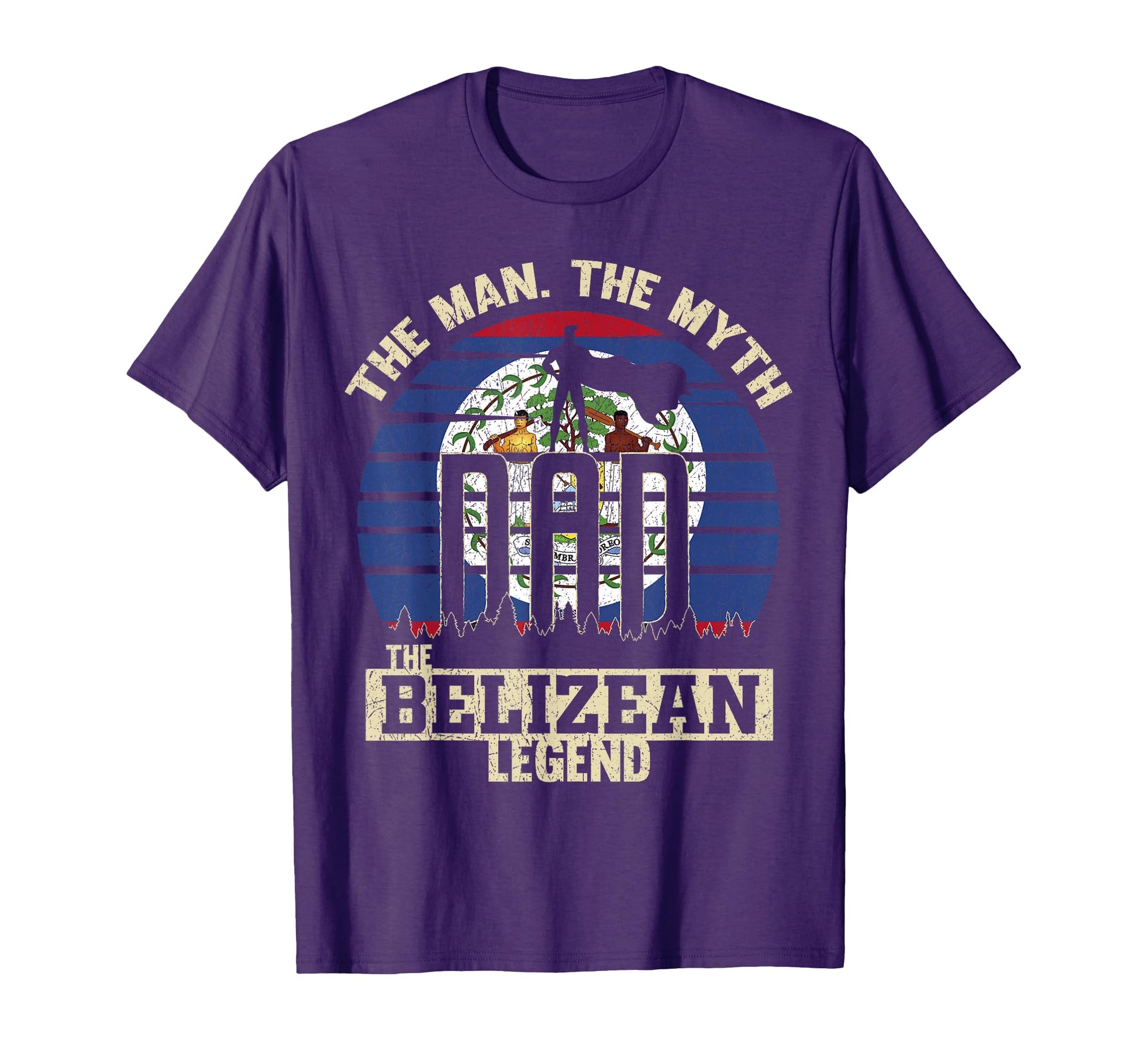 Myth Belizean Legend Dad T-Shirt - Unique Graphic Unisex - T-Shirt, Sweatshirt, Hoodie