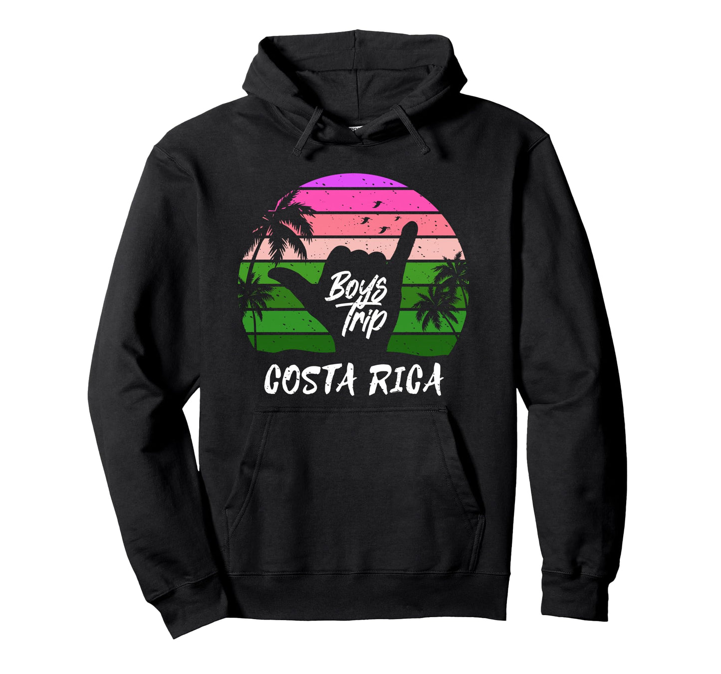Costa Rica Guys Trip Matching Hoodie - Graphic Print for Adults - T-Shirt, Sweatshirt, Hoodie
