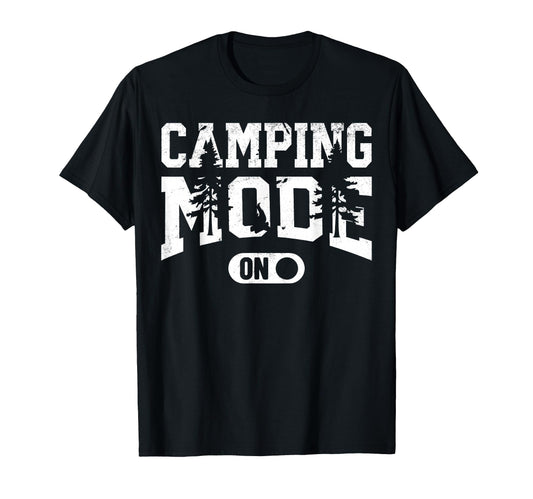 Camping Mode Summer Trip Campfire T-Shirt - Streetwear Style for Adults - T-Shirt, Sweatshirt, Hoodie