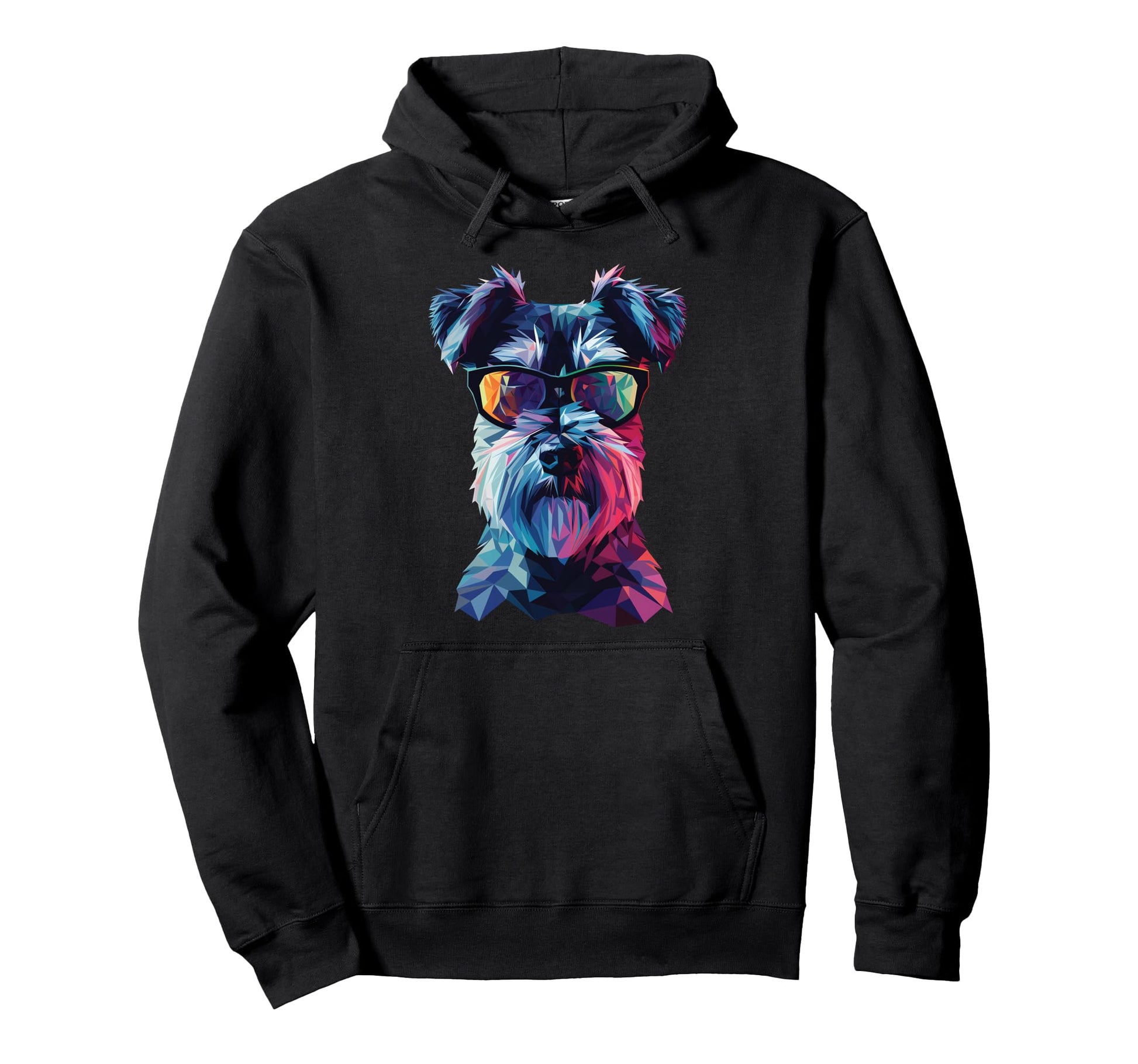 Dog Dad Mom Sunglasses Giant Schnauzer Hoodie - Trendy Graphic for Adults - T-Shirt, Sweatshirt, Hoodie