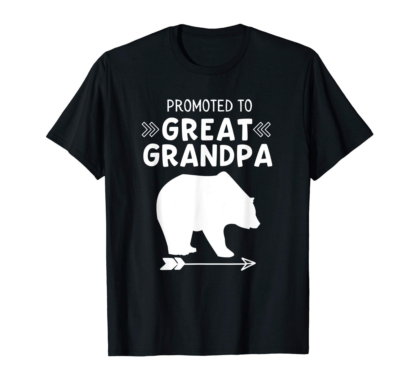 Mens Promoted To Great Grandpa Bear T-Shirt - Unique Graphic for Adults - T-Shirt, Sweatshirt, Hoodie