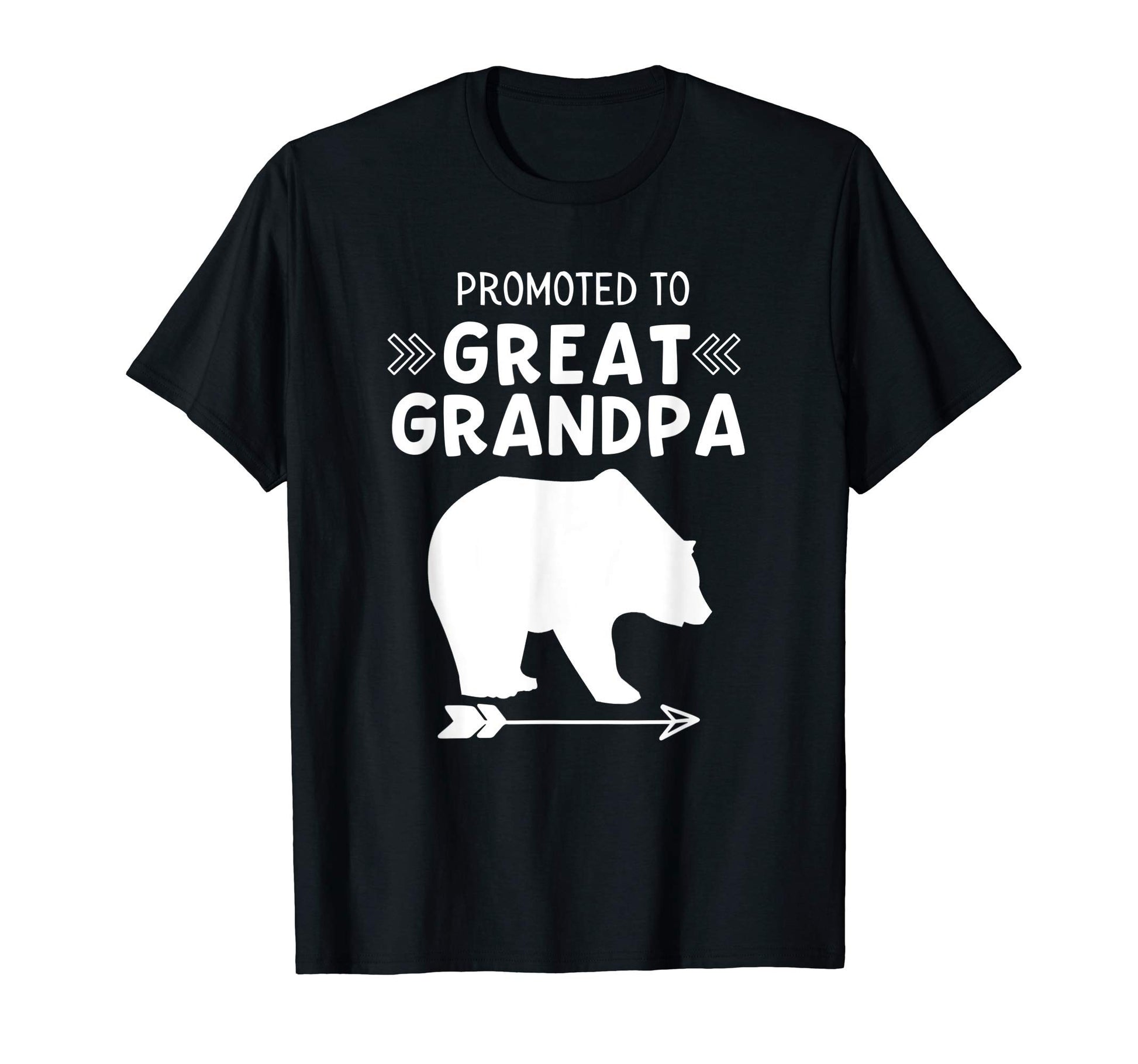 Mens Promoted To Great Grandpa Bear T-Shirt - Unique Graphic for Adults - T-Shirt, Sweatshirt, Hoodie