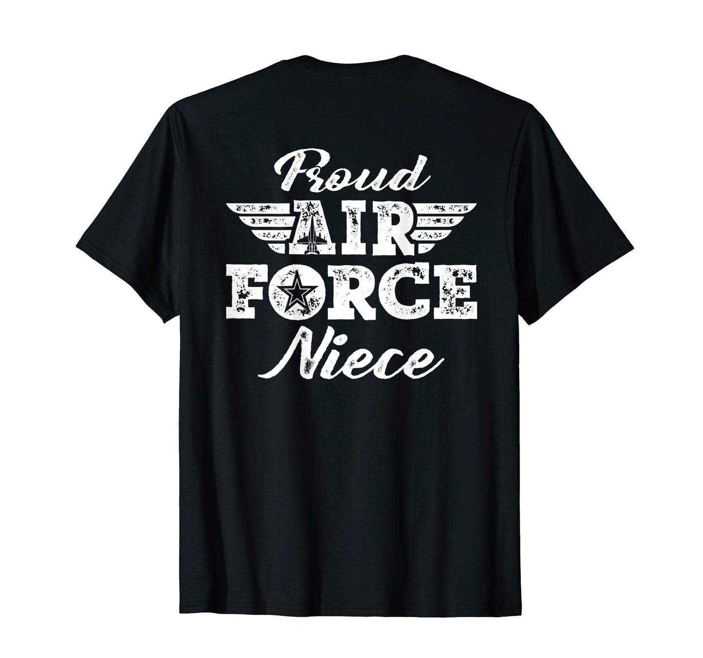 Proud Us Air Force Niece Wings Pride T-Shirt - Streetwear Style for Adults - T-Shirt, Sweatshirt, Hoodie