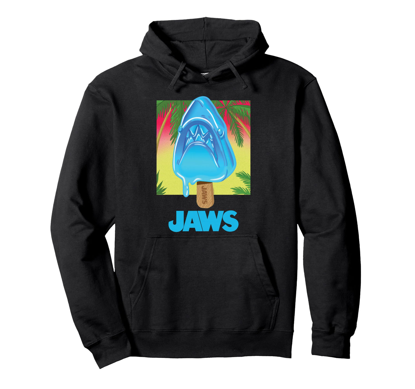 Jaws Shark Summer Pop Hoodie - Unique Graphic Unisex - T-Shirt, Sweatshirt, Hoodie