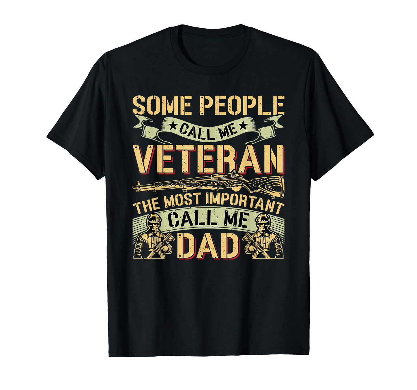 Patriotic Veteran Dad Us Army Soldier T-Shirt - Minimalist Print Unisex - T-Shirt, Sweatshirt, Hoodie