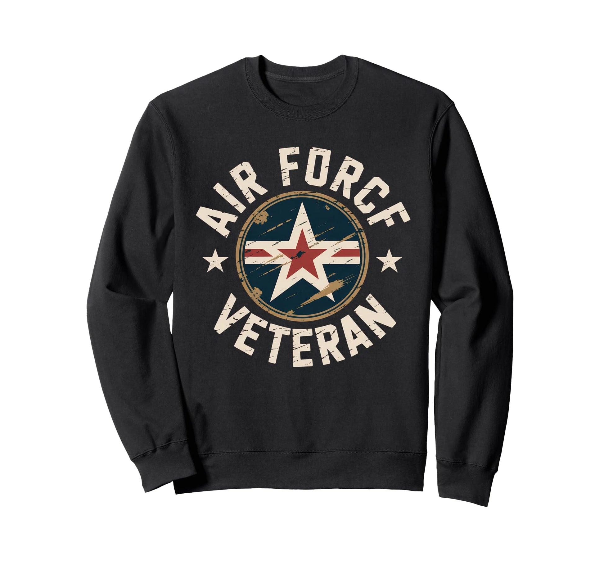 Air Force Veteran Us American Flag Sweatshirt - Graphic Print Men Women - T-Shirt, Sweatshirt, Hoodie