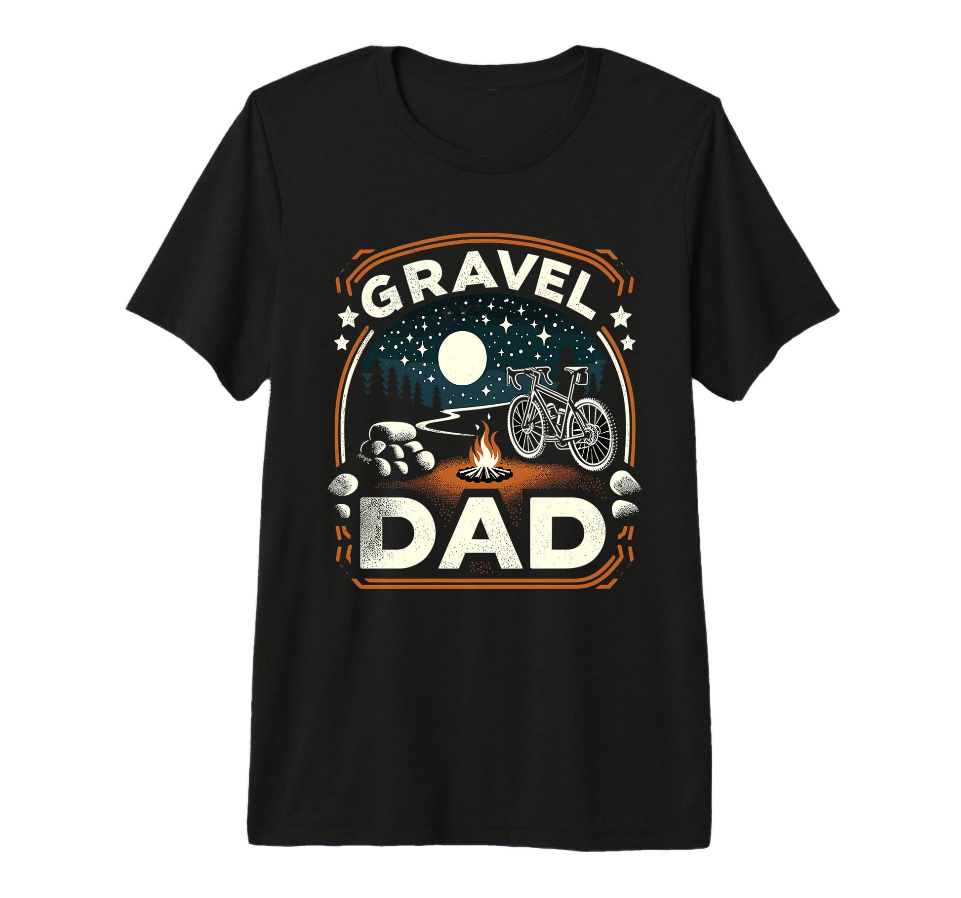 Gravel Dad Gravel Gravel Gravelbike T-Shirt - Graphic Print for Adults - T-Shirt, Sweatshirt, Hoodie