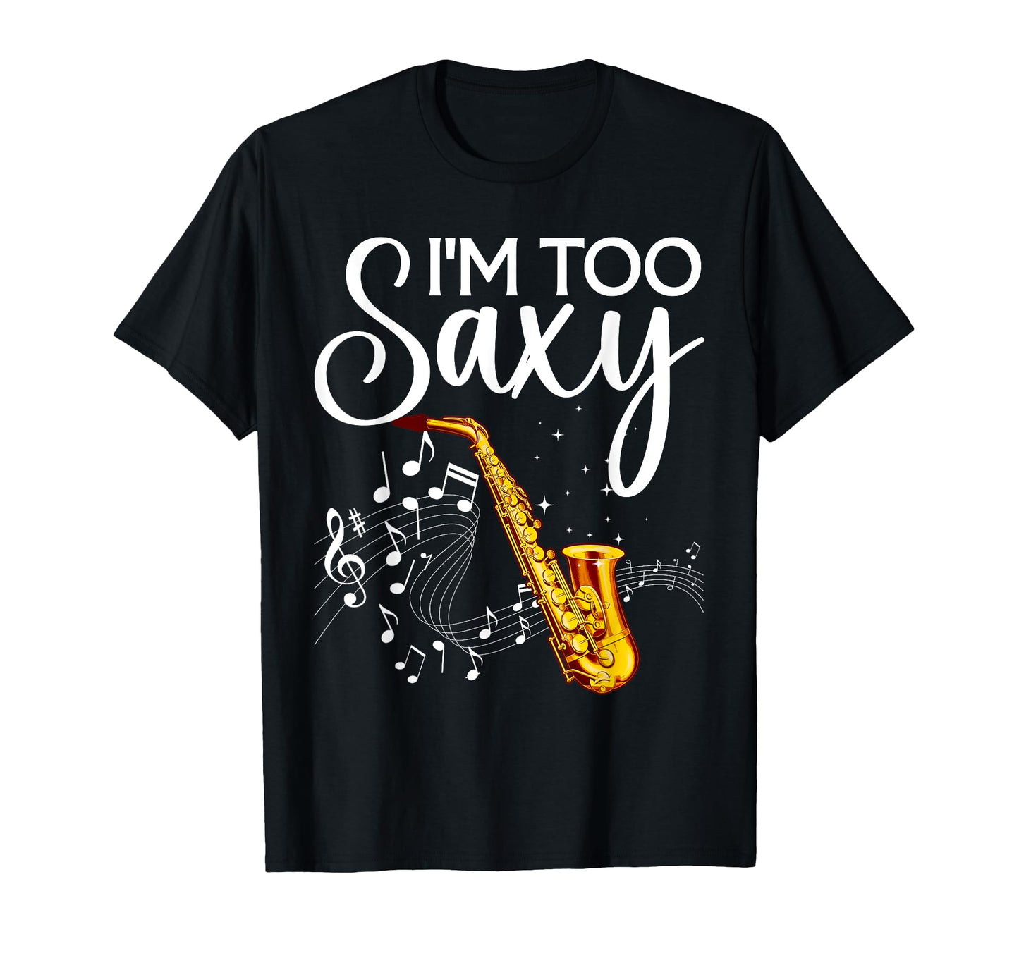Saxophone Music Lovers Jazz Musician T-Shirt - Graphic Print for Adults - T-Shirt, Sweatshirt, Hoodie