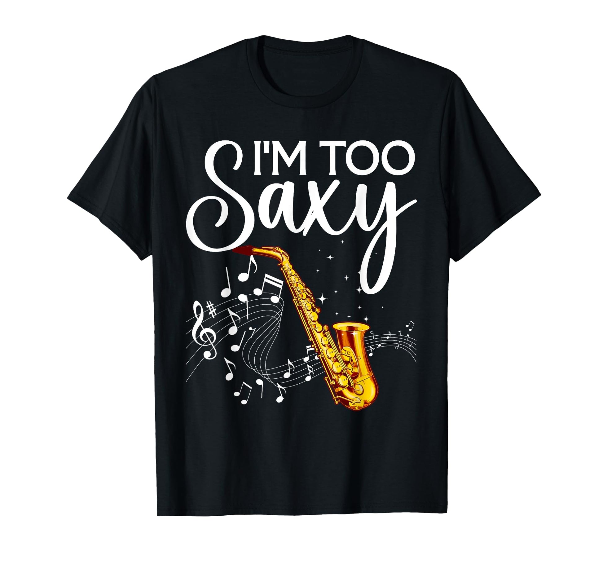 Saxophone Music Lovers Jazz Musician T-Shirt - Graphic Print for Adults - T-Shirt, Sweatshirt, Hoodie