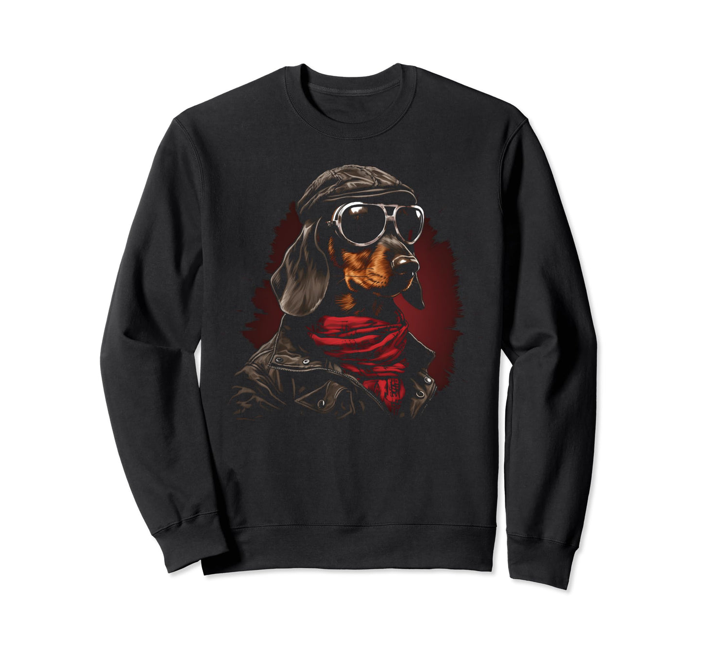 Motorcycle Dad Biker Dog Funny Sweatshirt - Streetwear Style Men Women - T-Shirt, Sweatshirt, Hoodie