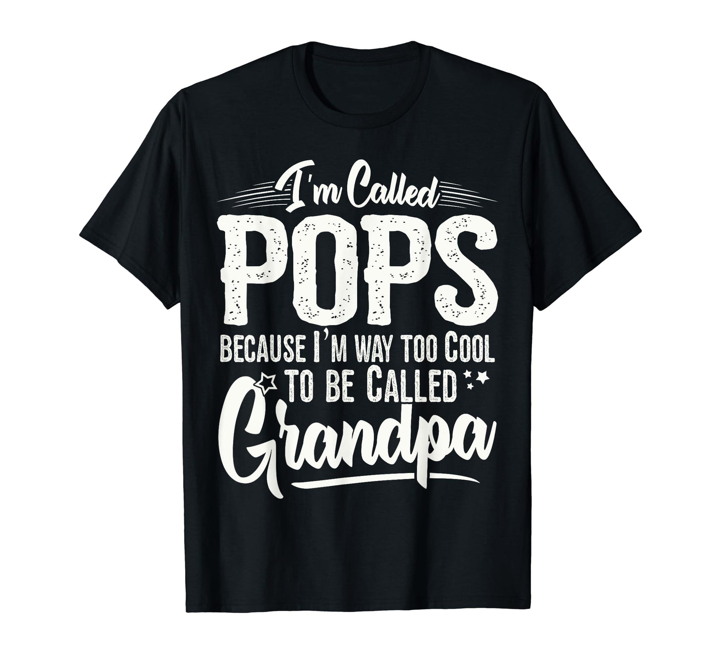 Birthday Gifts Pops From Grandkids T-Shirt - Novelty Apparel for Adults - T-Shirt, Sweatshirt, Hoodie