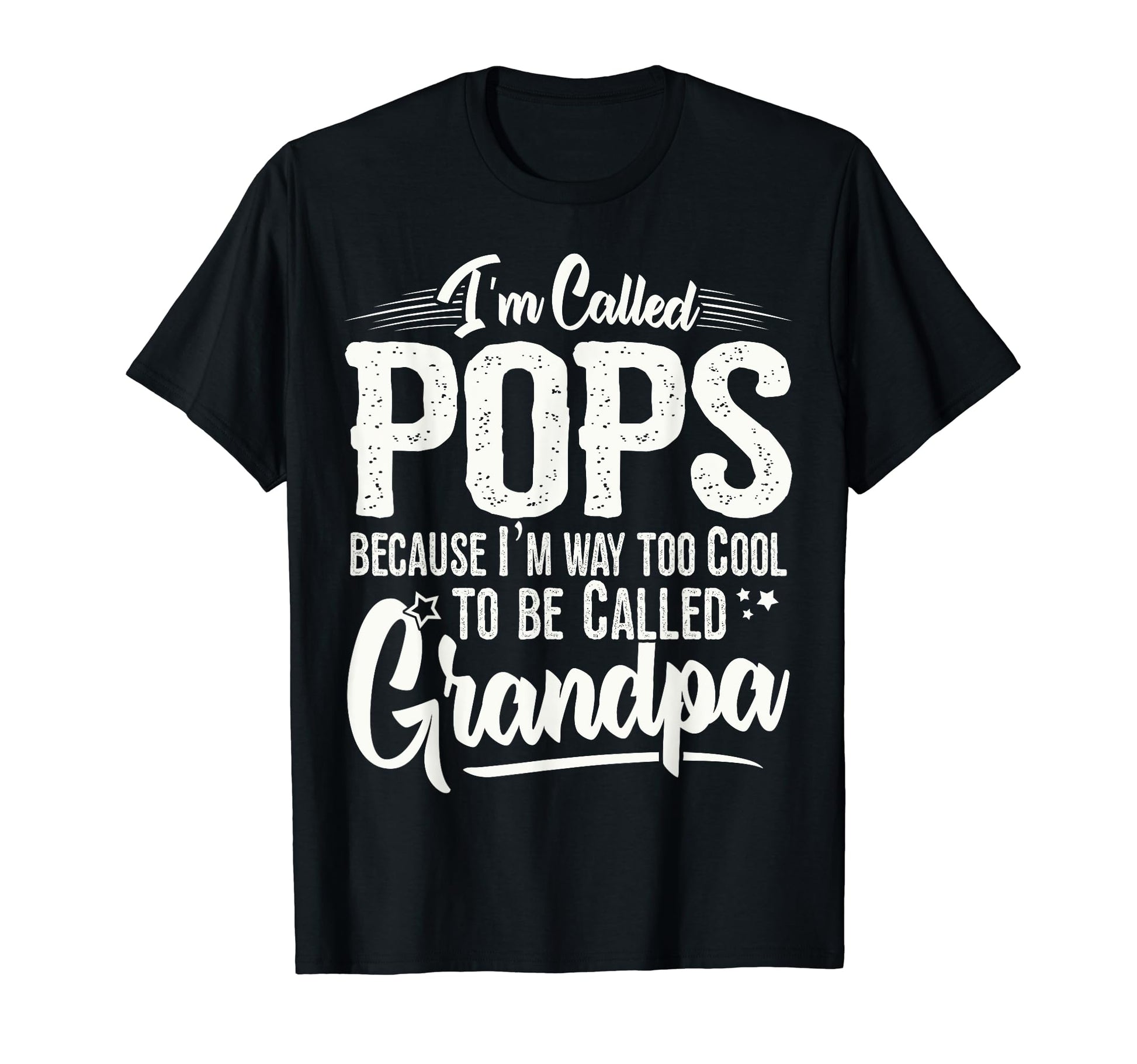 Birthday Gifts Pops From Grandkids T-Shirt - Novelty Apparel for Adults - T-Shirt, Sweatshirt, Hoodie