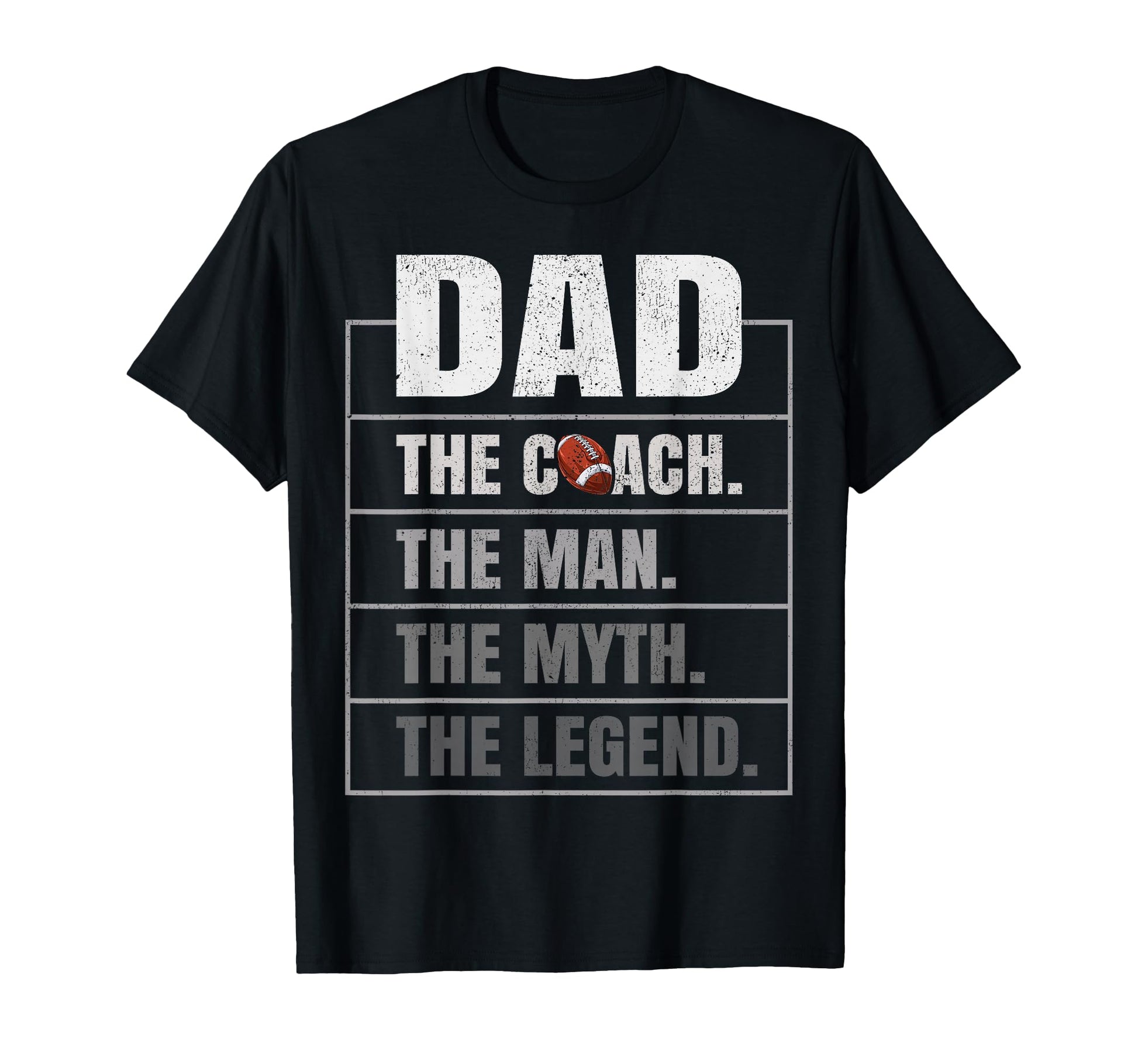 Rugby Coach Dad Myth Legend Rugby T-Shirt - Unique Graphic Men Women - T-Shirt, Sweatshirt, Hoodie