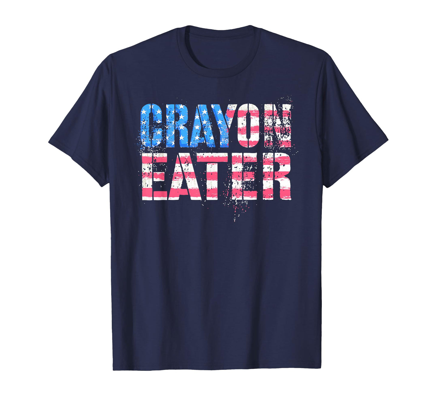 4Th July Crayons Eater Merica Dad T-Shirt - Novelty Apparel Unisex - T-Shirt, Sweatshirt, Hoodie