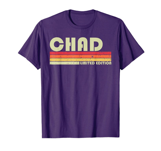 Chad Gift Name Personalized Funny T-Shirt - Novelty Apparel for Adults - T-Shirt, Sweatshirt, Hoodie