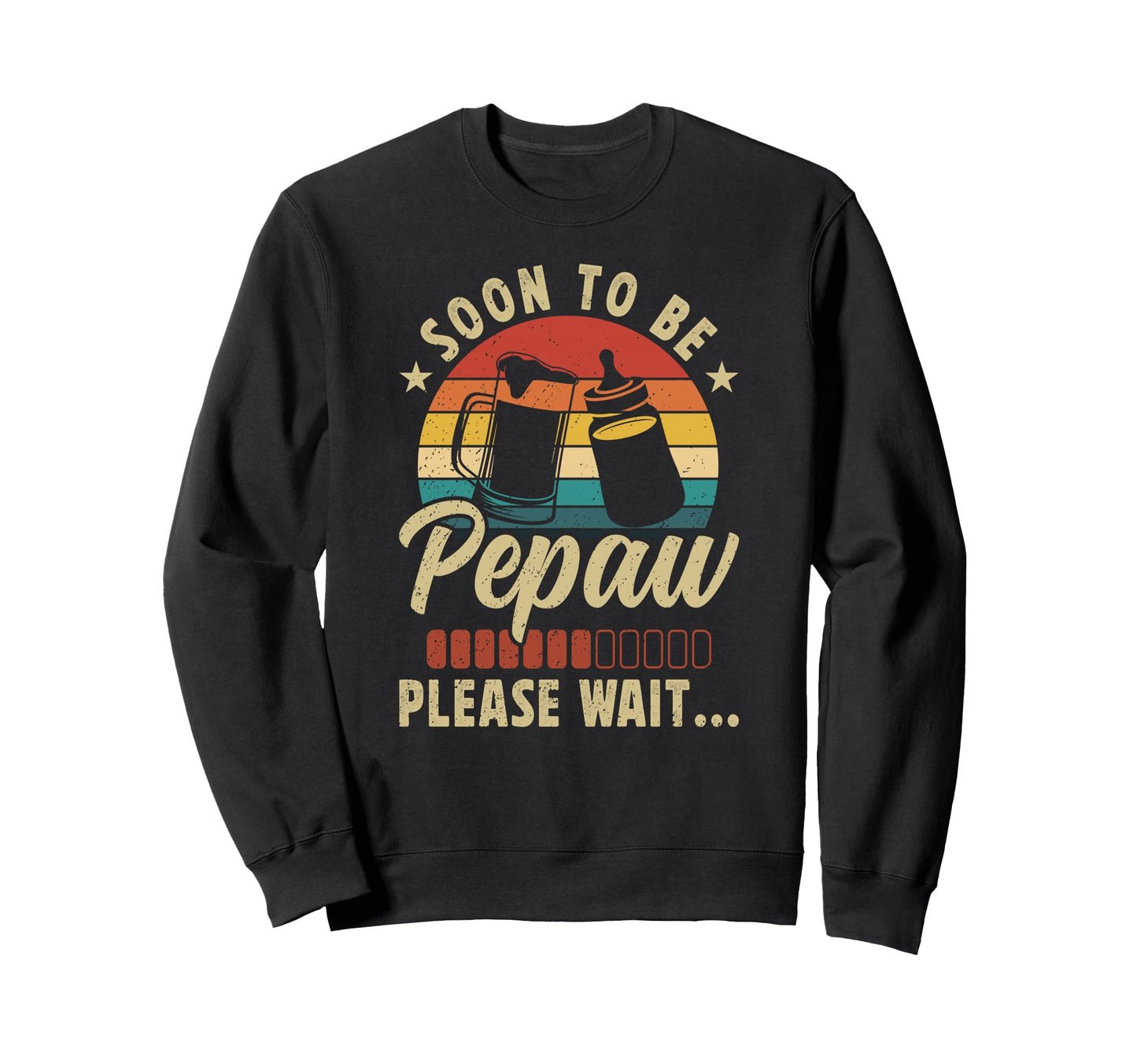Soon To Be Pepaw Promoted To Sweatshirt - Aesthetic Graphic Men Women - T-Shirt, Sweatshirt, Hoodie