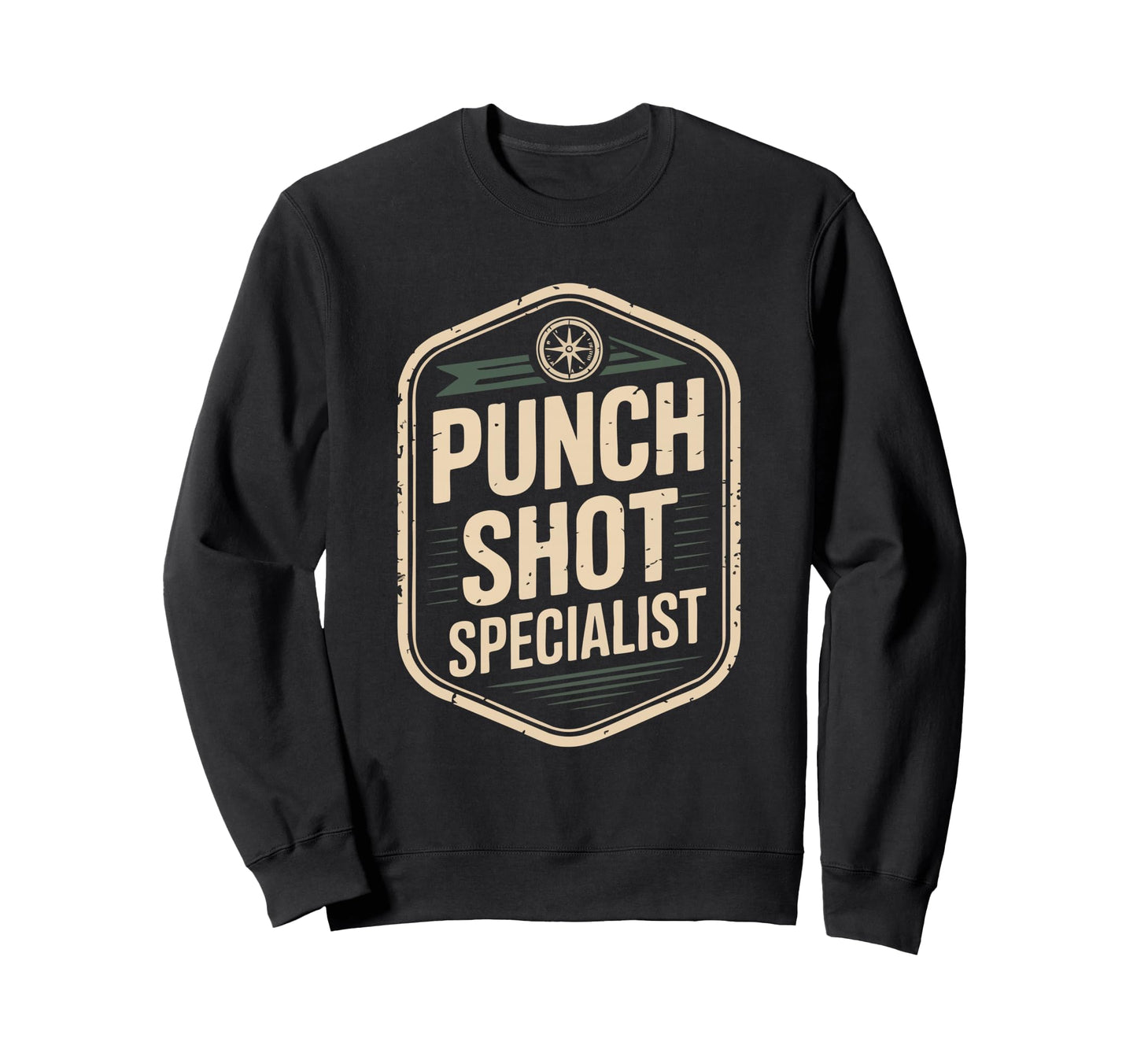 Punch Shot Specialist Golf Badge Sweatshirt - Minimalist Print Unisex - T-Shirt, Sweatshirt, Hoodie