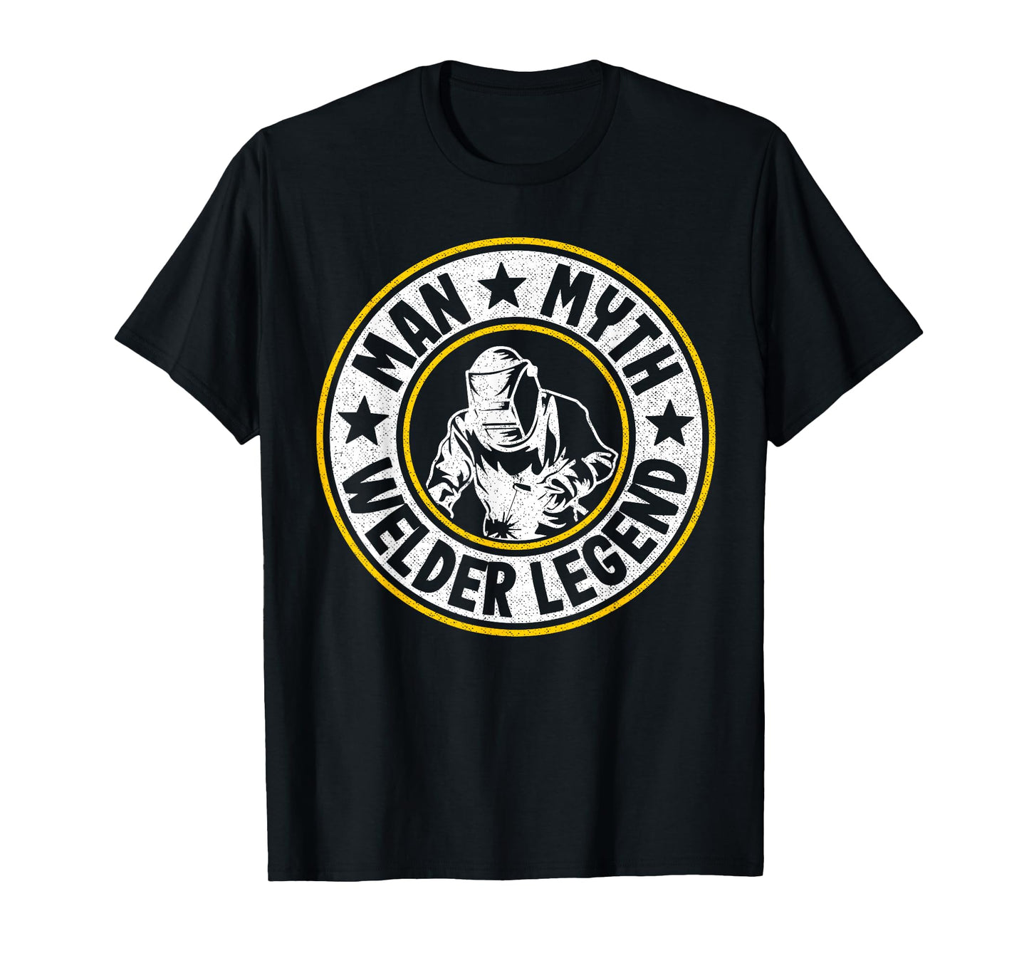 Myth Welder Legend Metal Worker Dad T-Shirt - Minimalist Print for Adults - T-Shirt, Sweatshirt, Hoodie