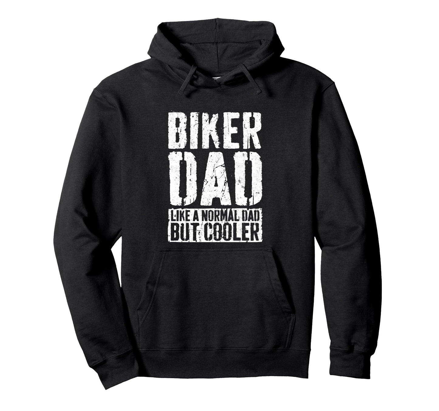 Biker Dad Fathers Day Biker Dad Hoodie - Minimalist Print for Adults - T-Shirt, Sweatshirt, Hoodie