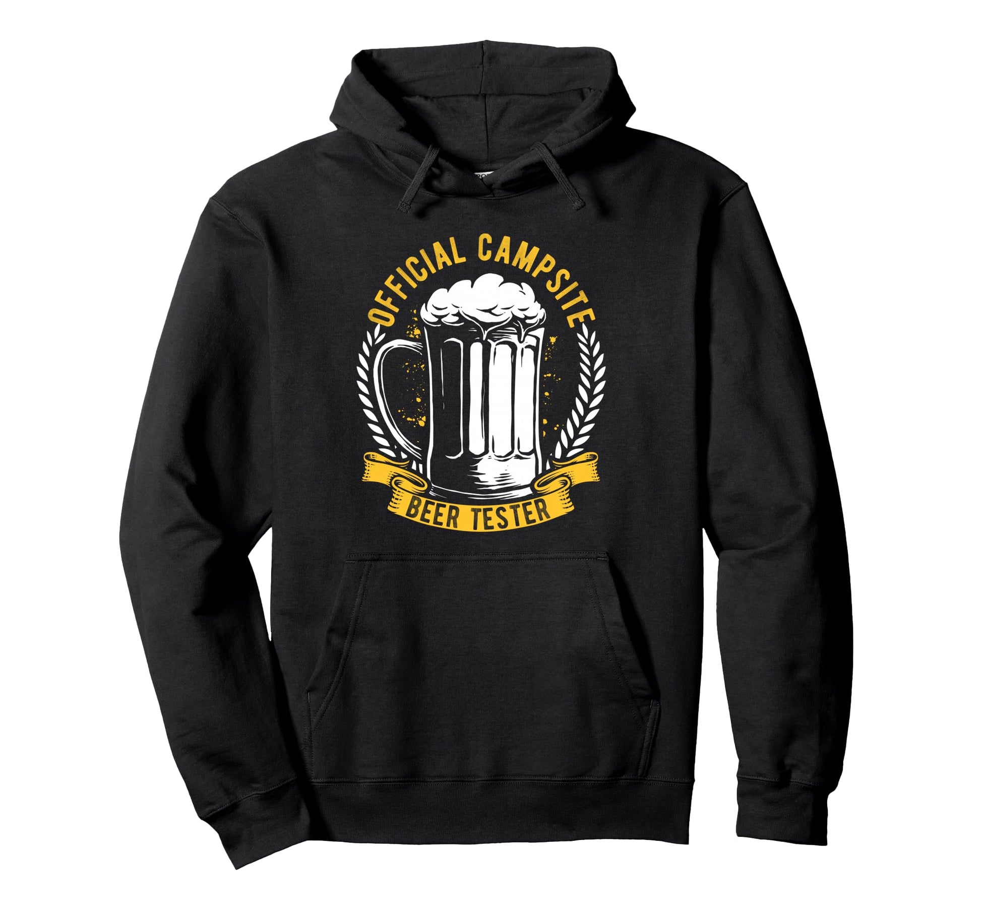 Campsite Beer Tester Hoodie - Unique Graphic Men Women - T-Shirt, Sweatshirt, Hoodie