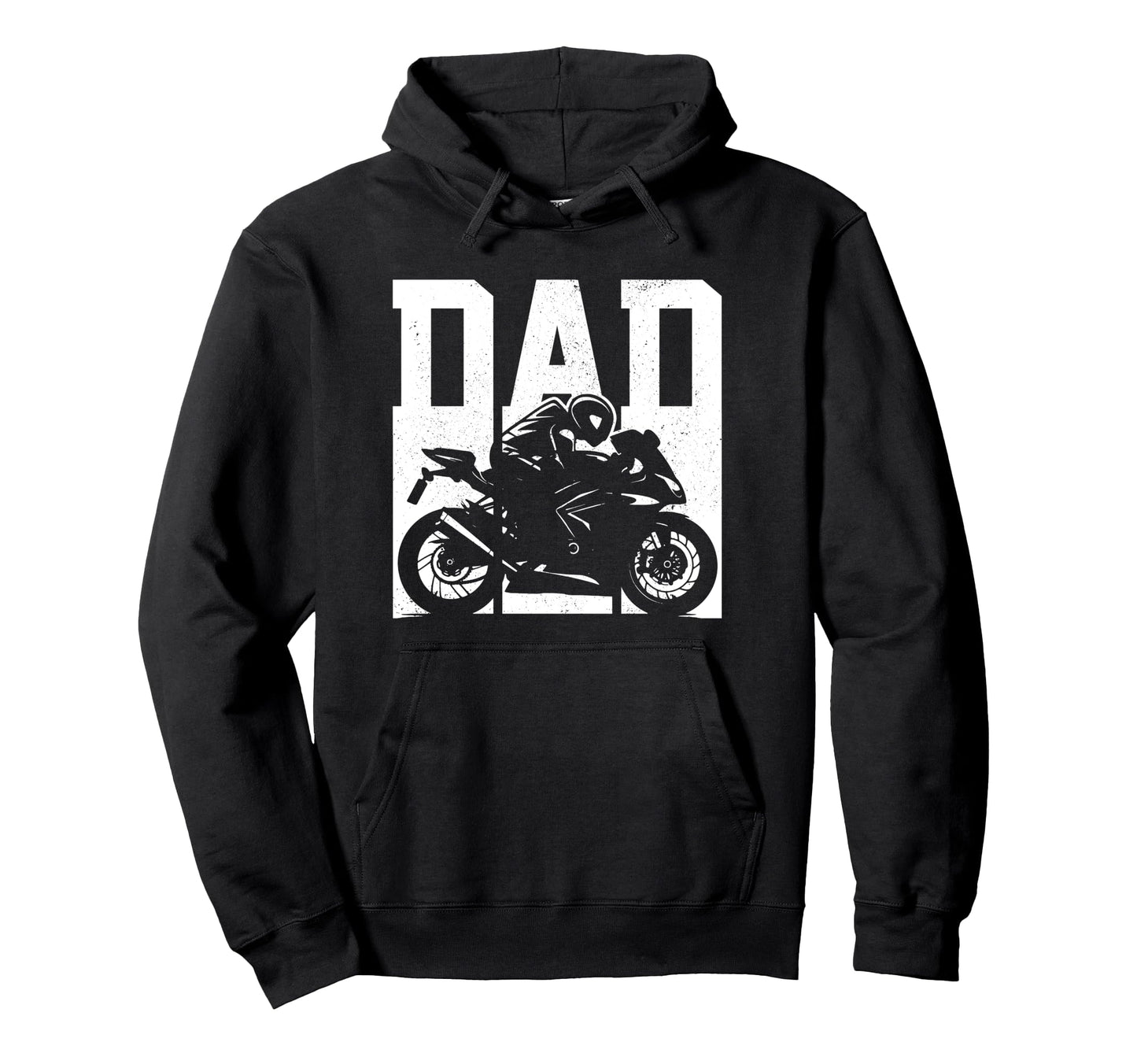 Motorcycle Racing Dad Street Bike Hoodie - Graphic Print Men Women - T-Shirt, Sweatshirt, Hoodie