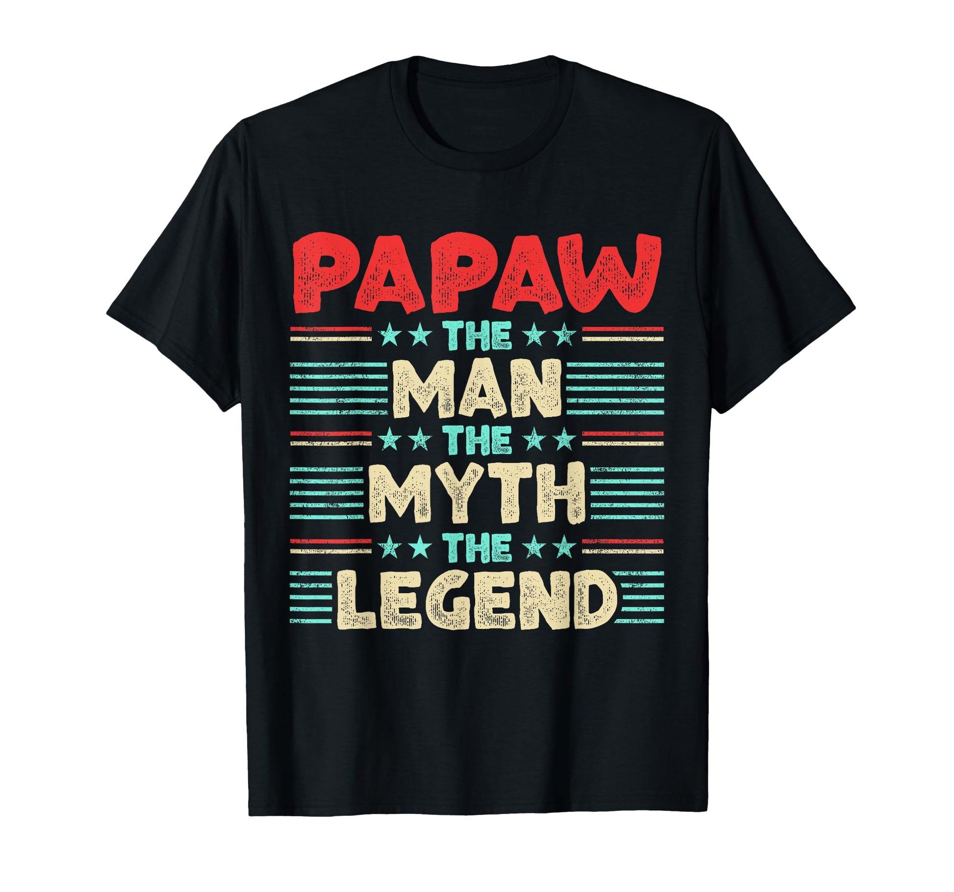 Papaw Myth Legend Dad Grandpa T-Shirt - Custom Art Print for Adults - T-Shirt, Sweatshirt, Hoodie