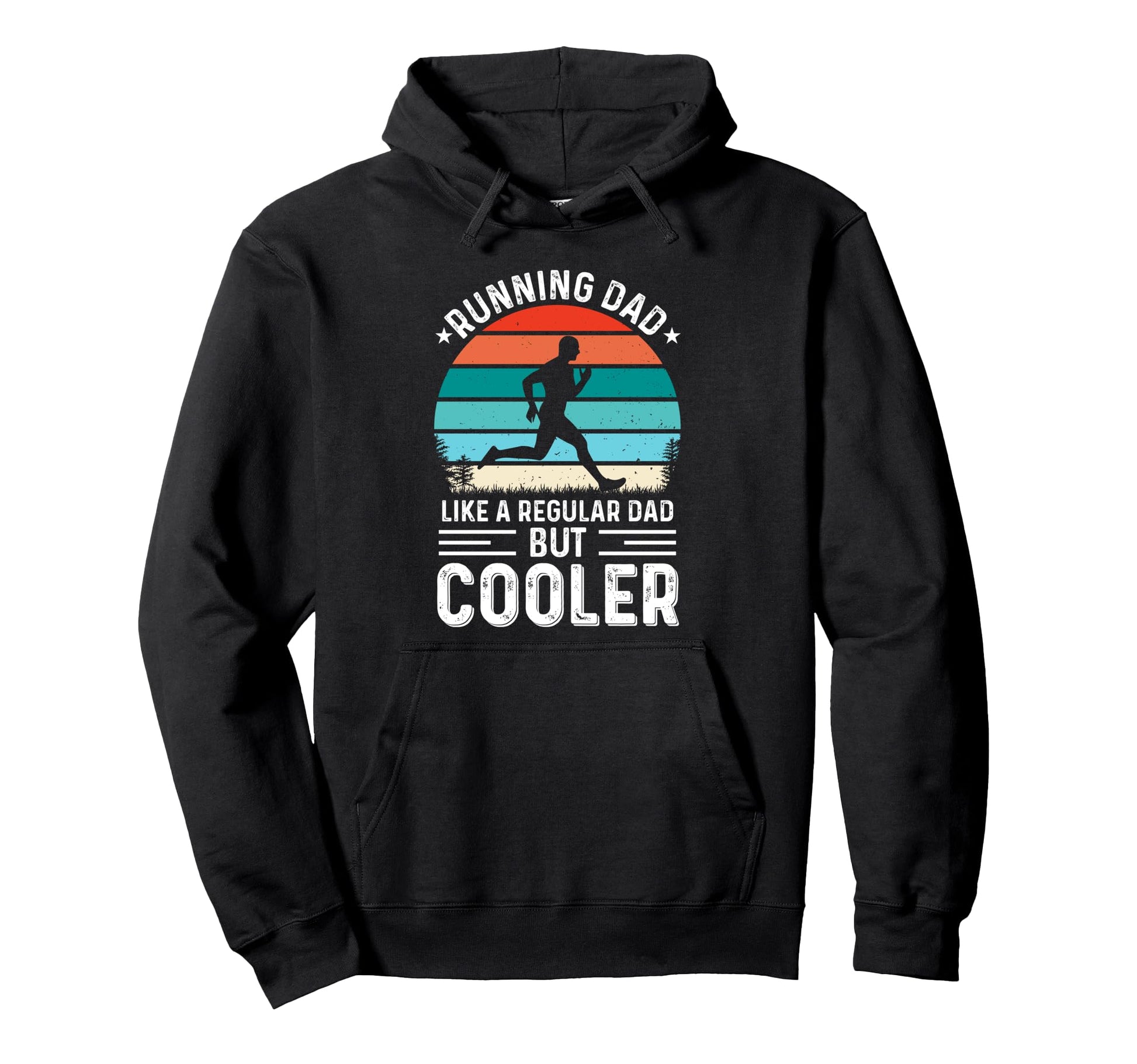 Running Dad Like Regular Dad But Hoodie - Custom Art Print Men Women - T-Shirt, Sweatshirt, Hoodie