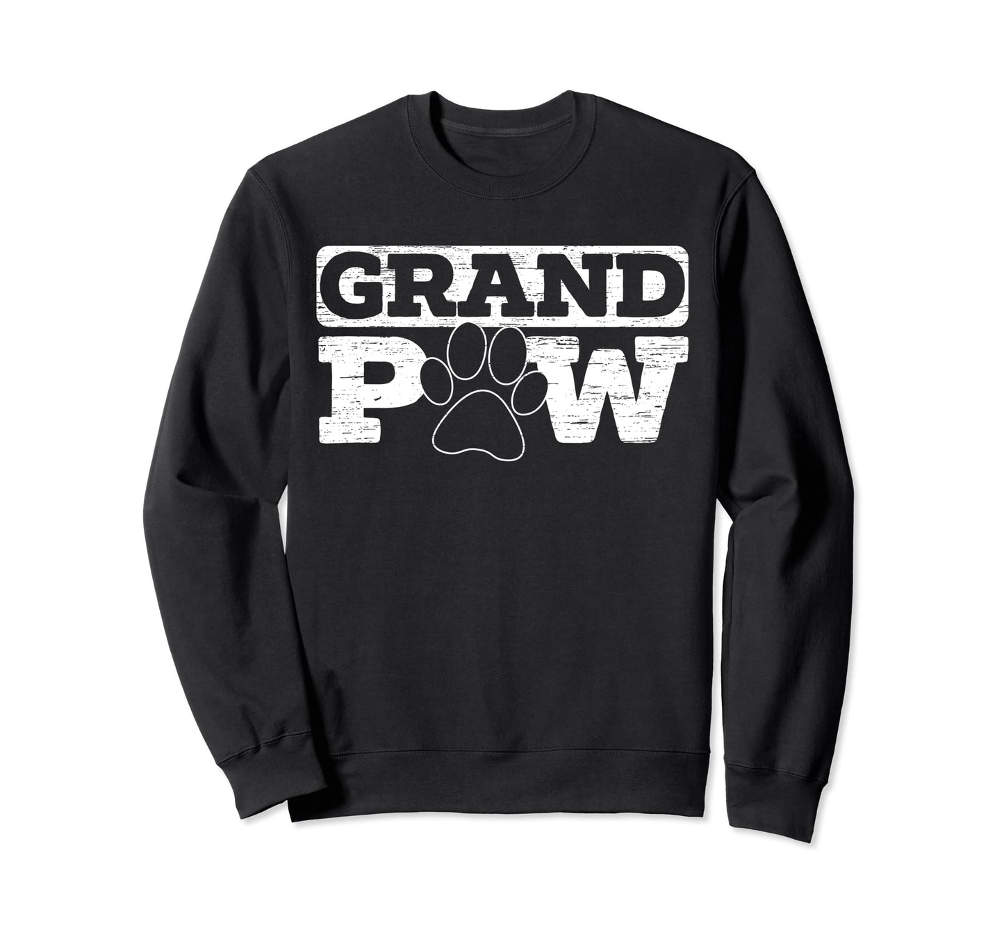 Grandpaw Dog Lover Grandfather Best Sweatshirt - Graphic Print for Adults - T-Shirt, Sweatshirt, Hoodie