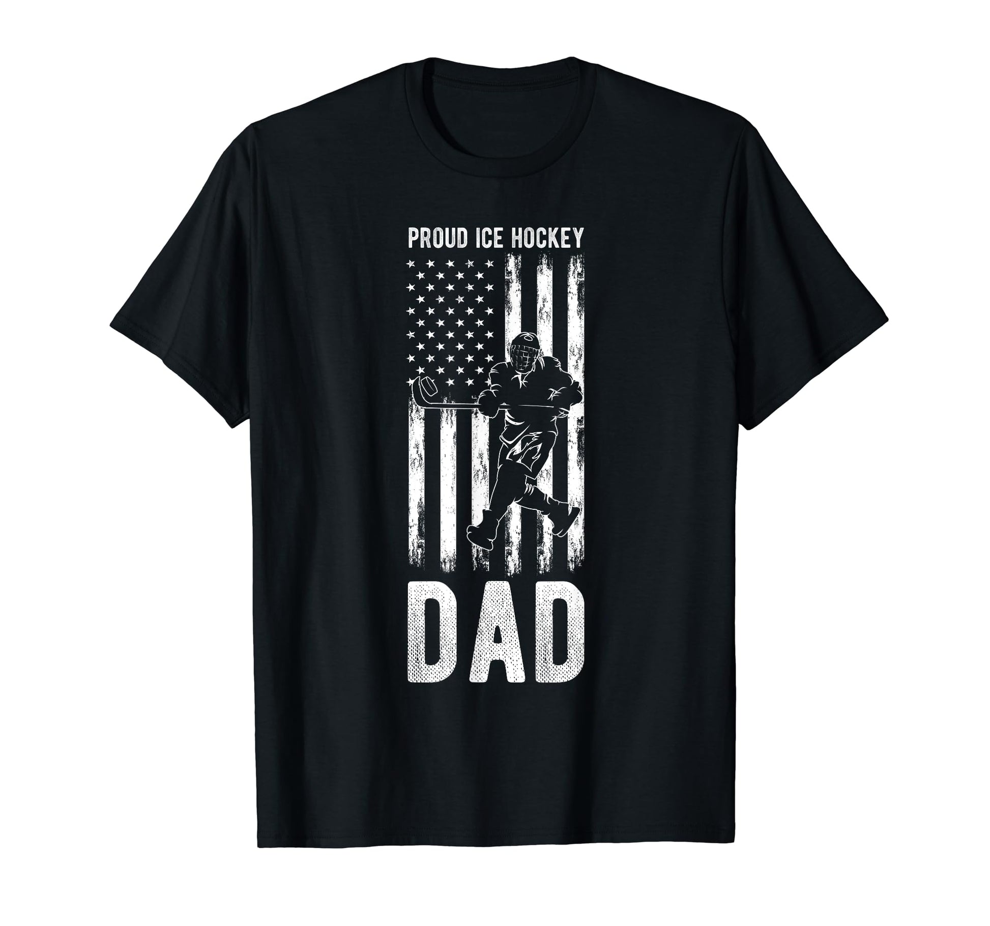 Proud Ice Hockey Dad Player Coach T-Shirt - Novelty Apparel Men Women - T-Shirt, Sweatshirt, Hoodie