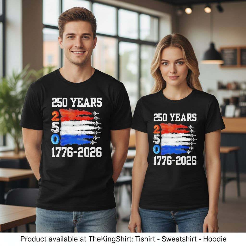 250Th American Flag Vintage 4Th July 1776-2026 Unisex T-shirt, Sweatshirt, Hoodie, Long Sleeve Tee - T-Shirt, Sweatshirt, Hoodie