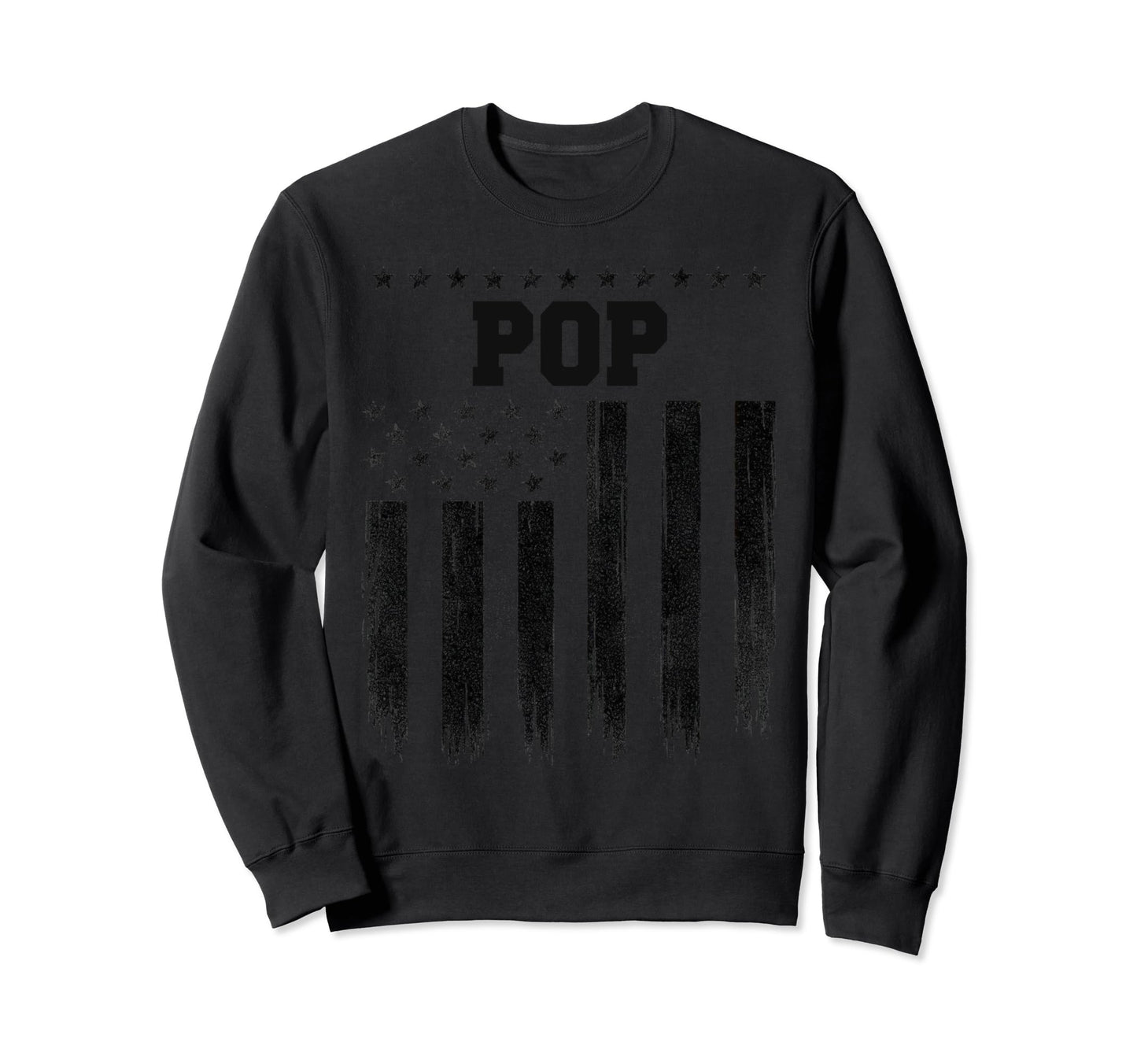 Distressed American Flag Patriotic Sweatshirt - Trendy Graphic Men Women - T-Shirt, Sweatshirt, Hoodie