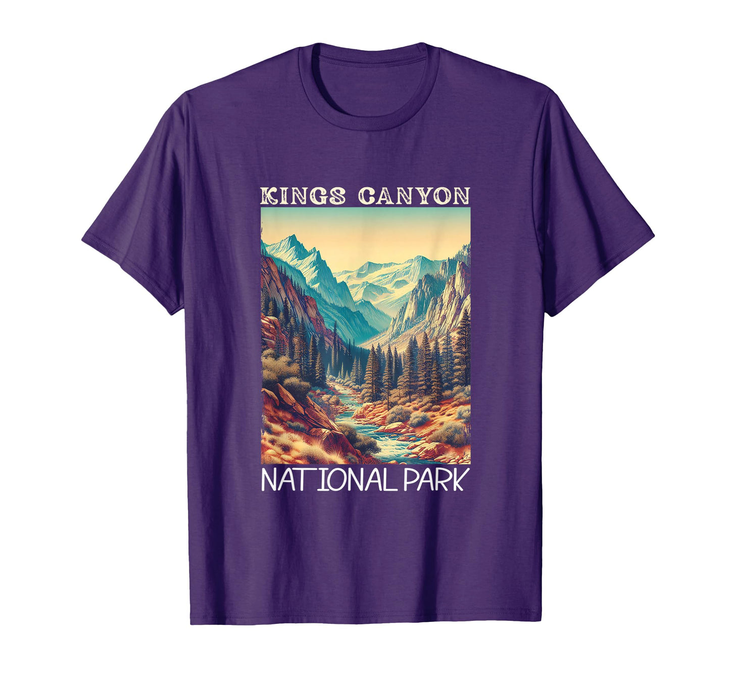 Kings Canyon National Park T-Shirt - Casual Everyday Wear for Adults - T-Shirt, Sweatshirt, Hoodie