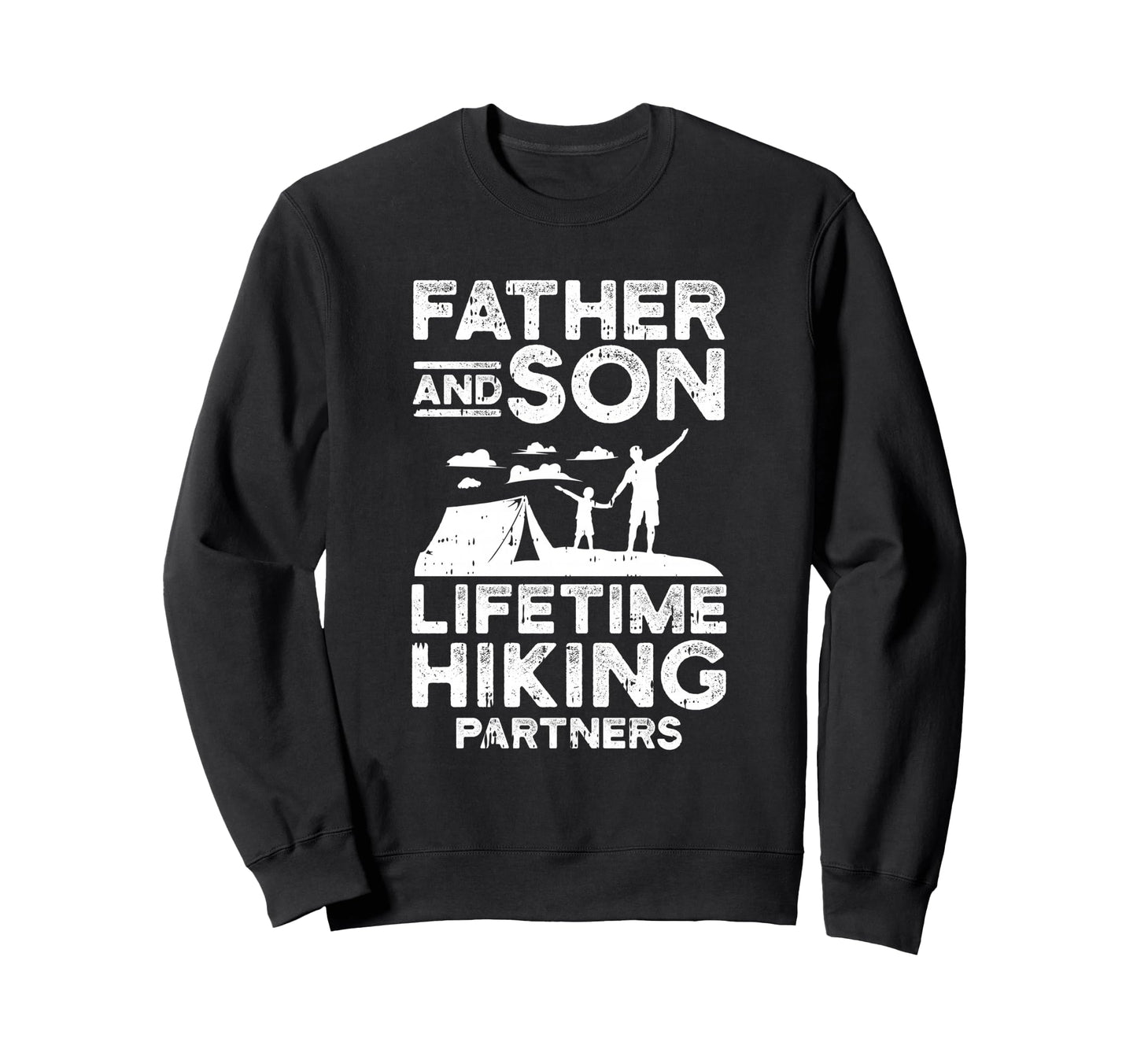 Father And Son Matching Fathers Sweatshirt - Minimalist Print Men Women - T-Shirt, Sweatshirt, Hoodie