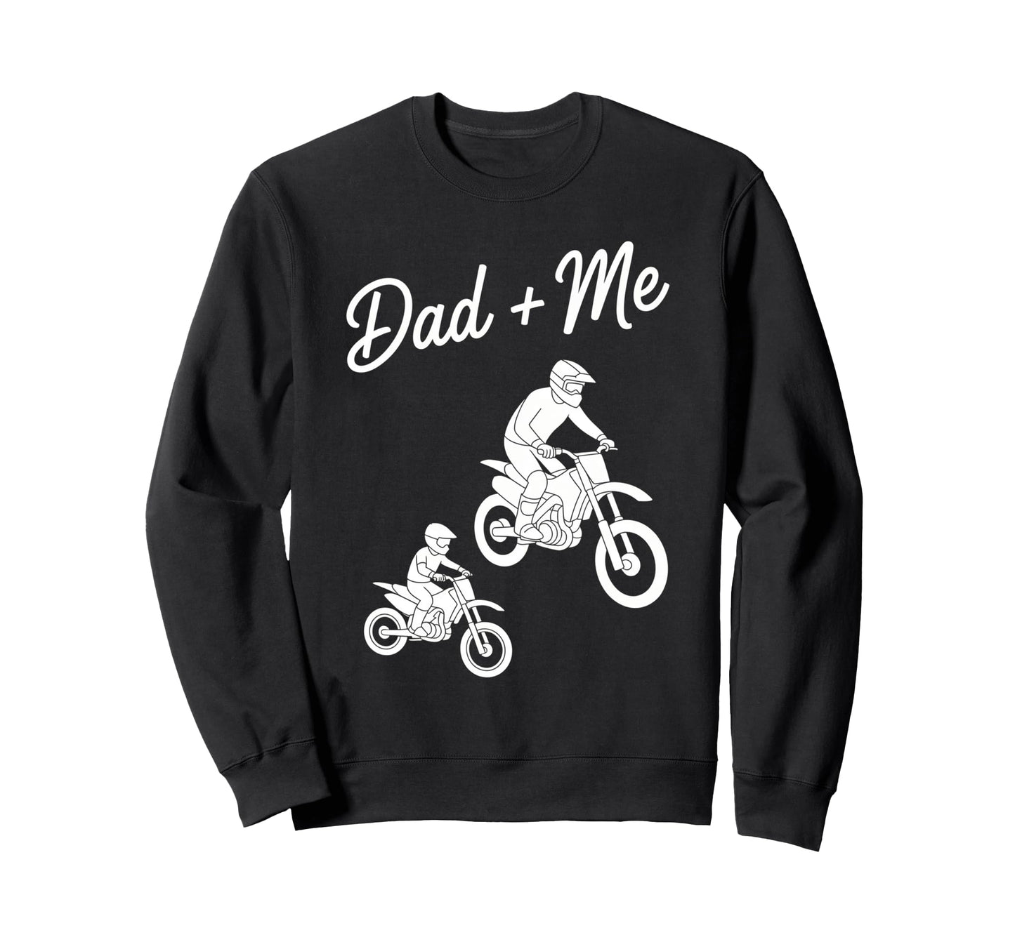 Like Father Like Son Dad And Me Biker Sweatshirt - Streetwear Style Unisex - T-Shirt, Sweatshirt, Hoodie