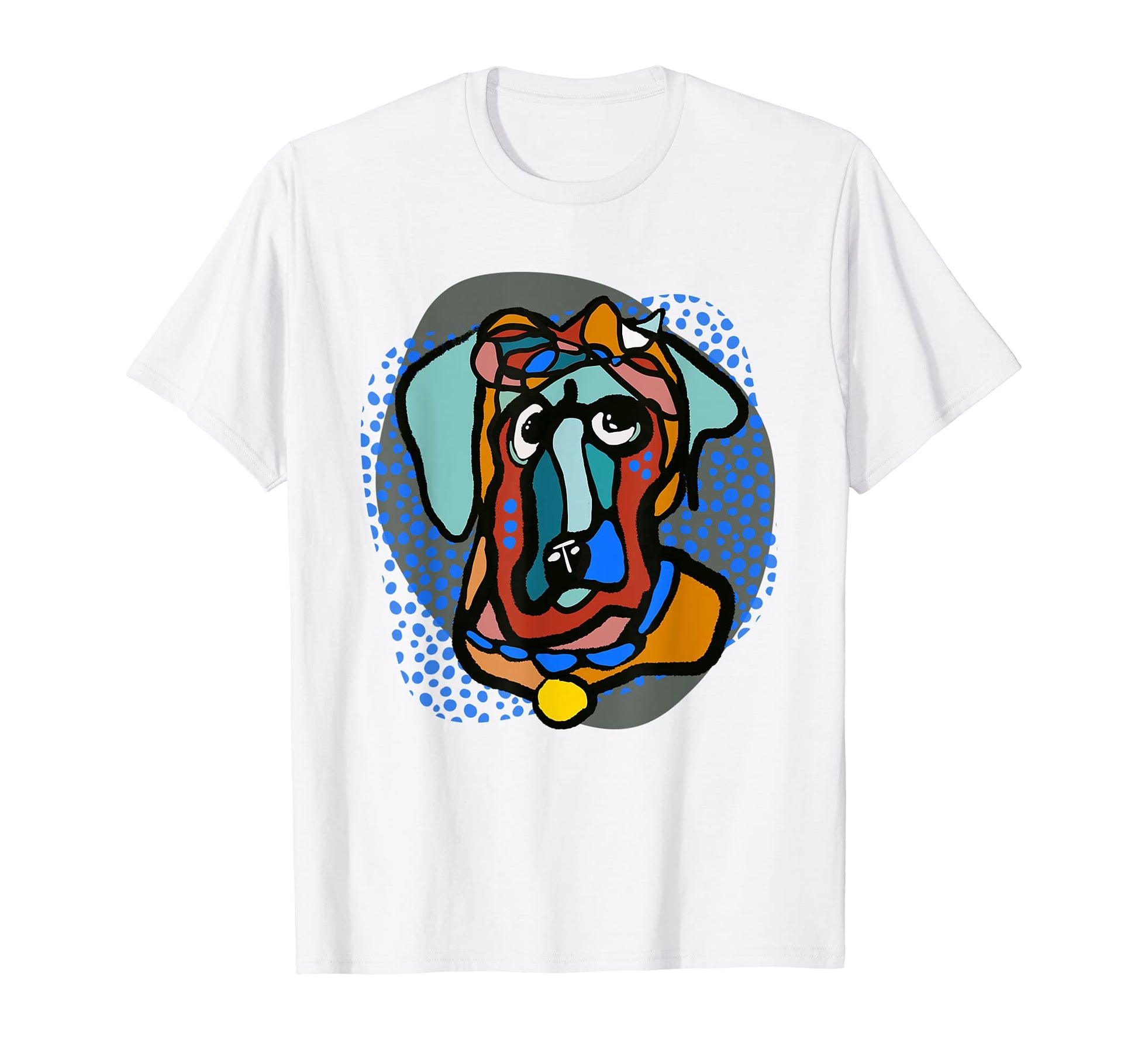 Boxer Dog Pop Art Modern Minimalist One T-Shirt - Trendy Graphic Men Women - T-Shirt, Sweatshirt, Hoodie