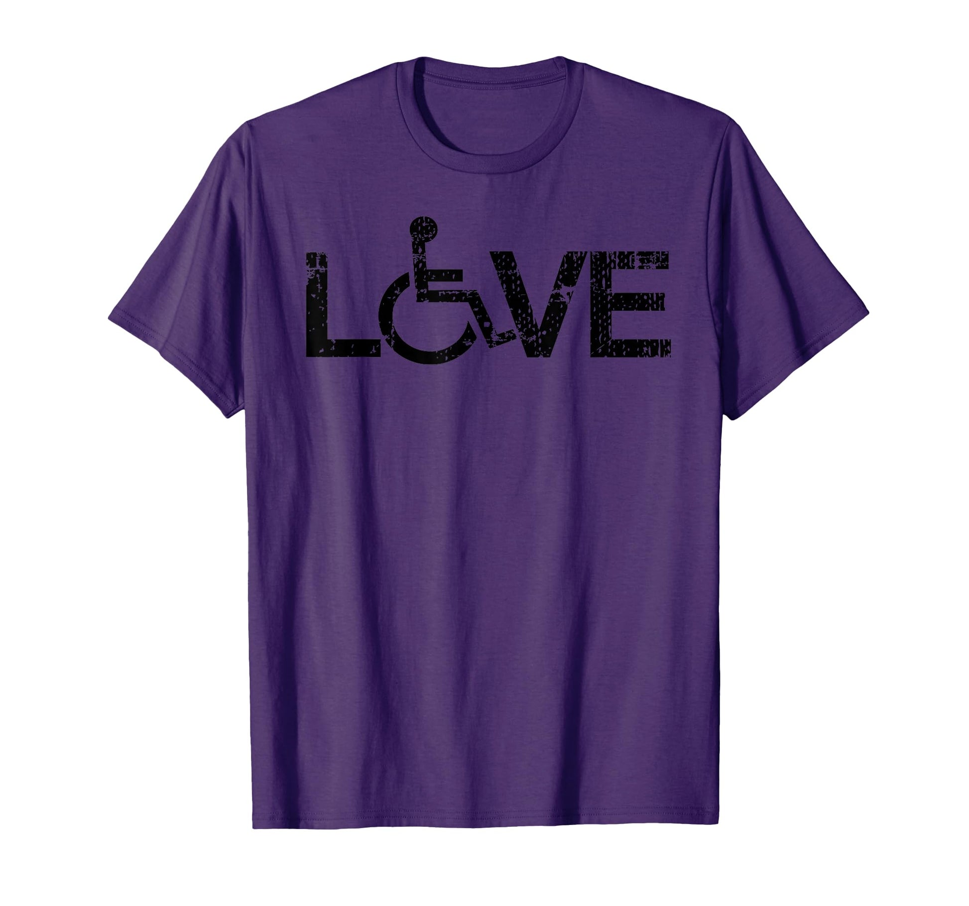 Love Wheel Chair Handicapped T-Shirt - Trendy Graphic Unisex - T-Shirt, Sweatshirt, Hoodie