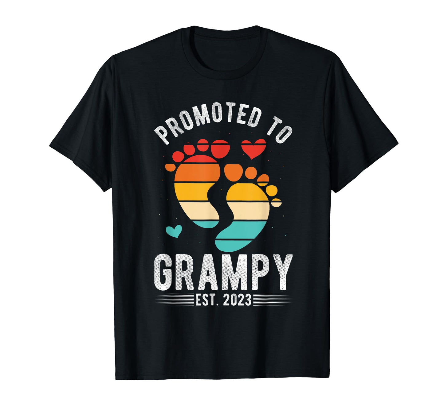 Promoted To Grampy Est 2023 New Grandpa T-Shirt - Streetwear Style Unisex - T-Shirt, Sweatshirt, Hoodie